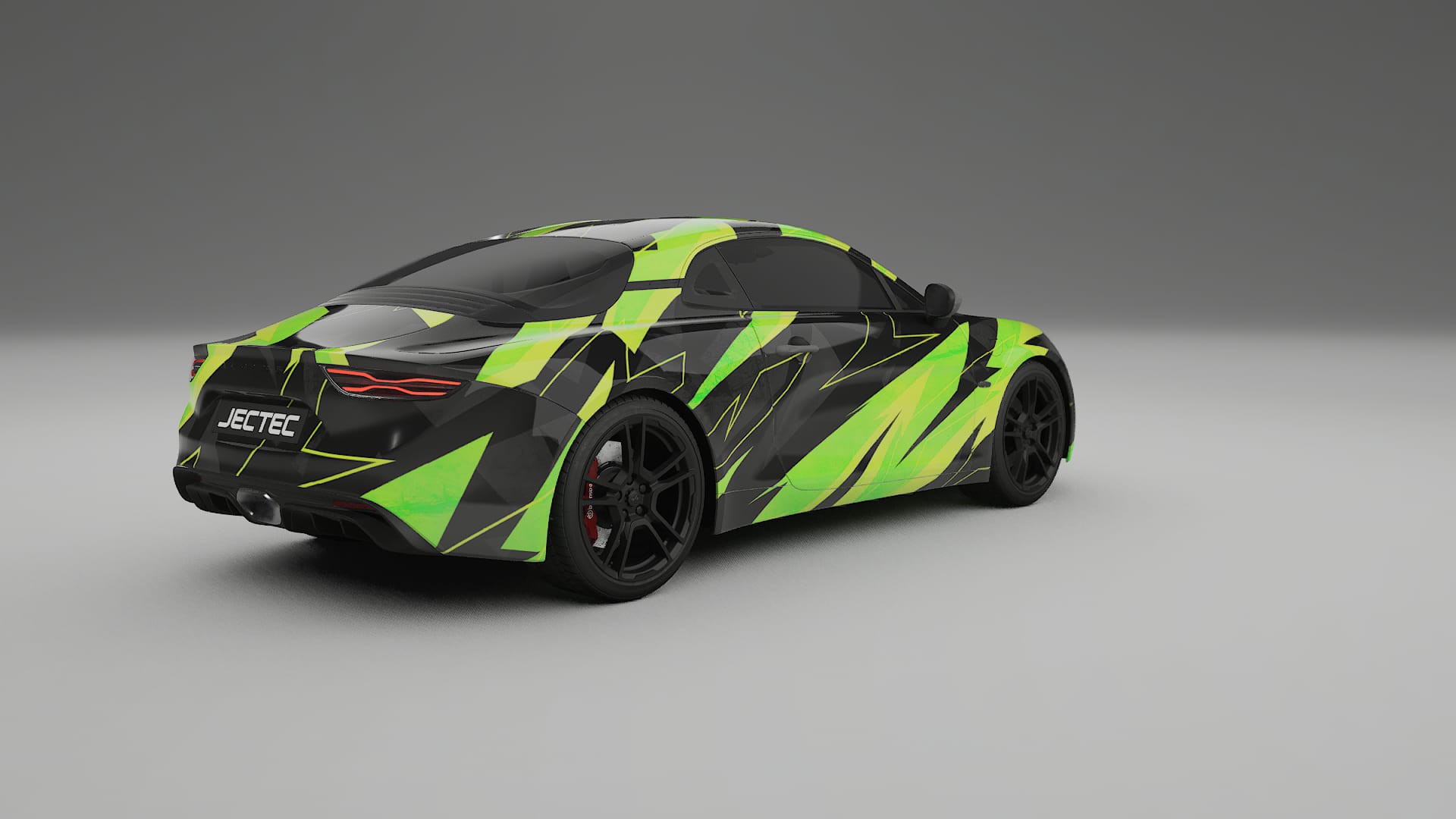Renault Alpine A110 NINJA TURTLES – Designový Wrap PPF Fólie na auto - tisknutelný polyuretan