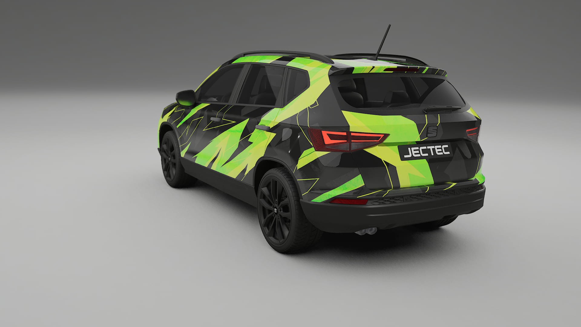 Seat Ateca KH7 NINJA TURTLES – Designový Wrap PPF Fólie na auto - tisknutelný polyuretan