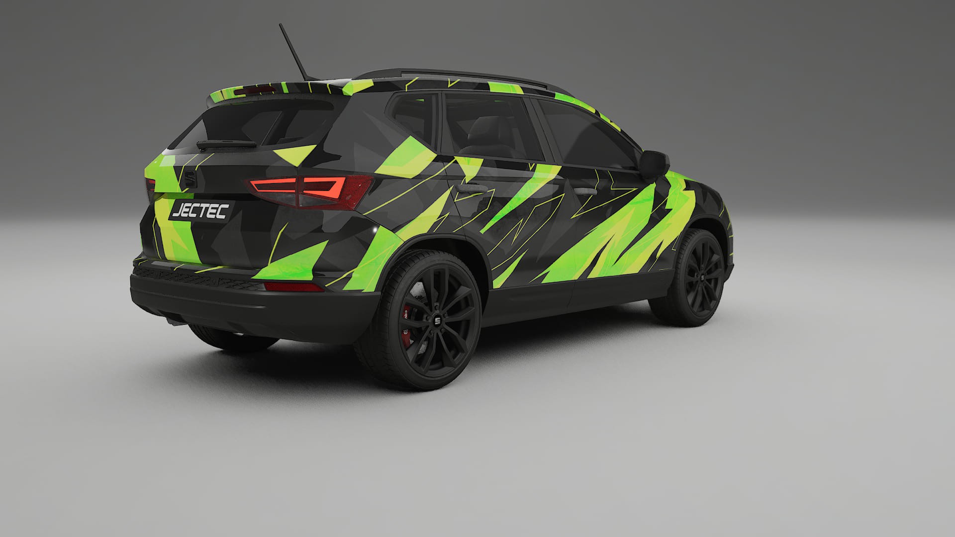 Seat Ateca KH7 NINJA TURTLES – Designový Wrap PPF Fólie na auto - tisknutelný polyuretan