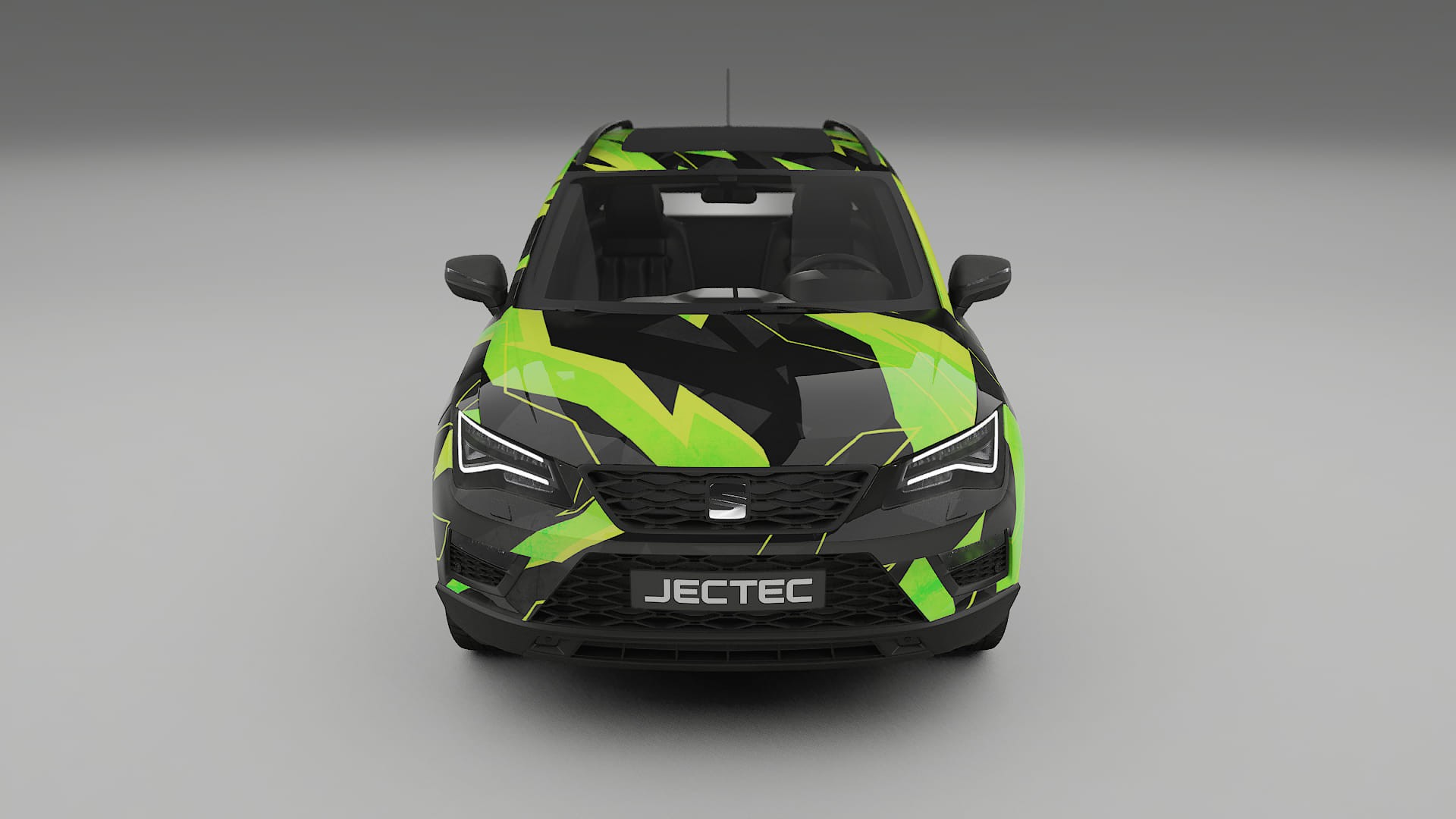 Seat Ateca KH7 NINJA TURTLES – Designový Wrap PPF Fólie na auto - tisknutelný polyuretan