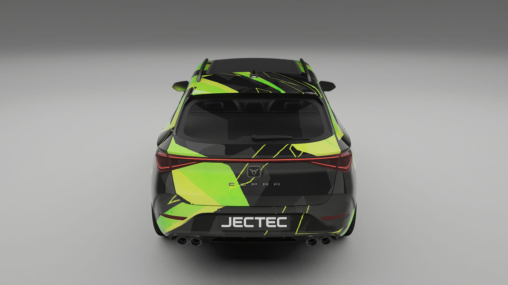 Seat Leon Cupra KL NINJA TURTLES – Designový Wrap PPF Fólie na auto - tisknutelný polyuretan