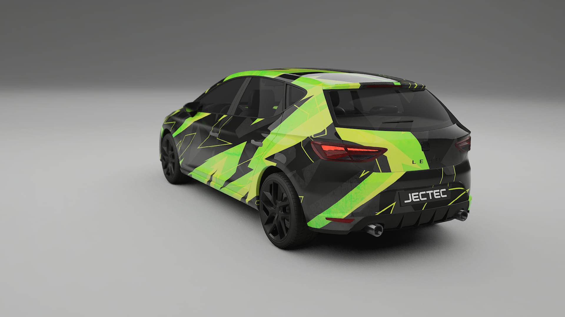 Seat Leon FR 5F NINJA TURTLES – Designový Wrap PPF Fólie na auto - tisknutelný polyuretan