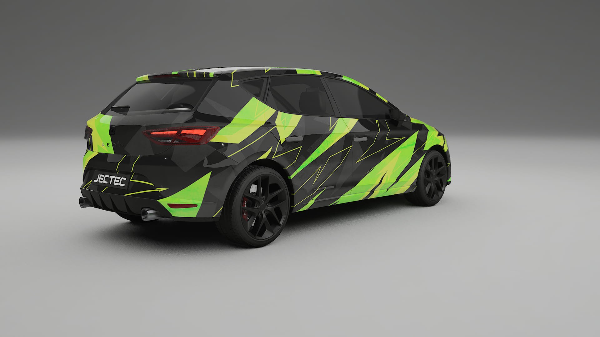 Seat Leon FR 5F NINJA TURTLES – Designový Wrap PPF Fólie na auto - tisknutelný polyuretan