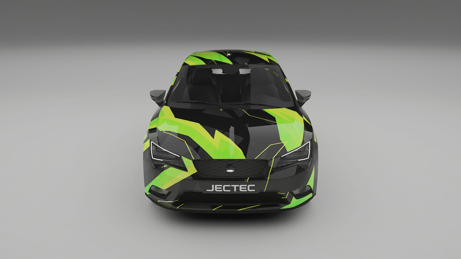 Seat Leon FR 5F NINJA TURTLES – Designový Wrap PPF Fólie na auto - tisknutelný polyuretan
