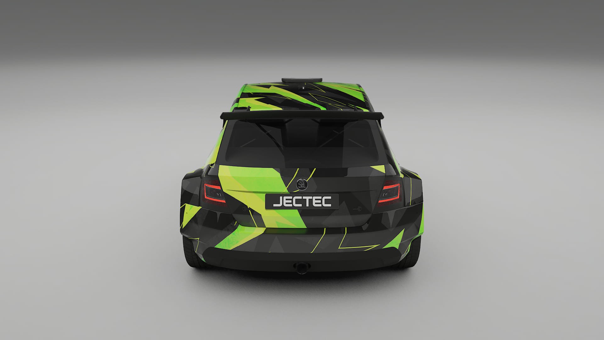 Škoda Fabia R5 6V NINJA TURTLES – Designový Wrap PPF Fólie na auto - tisknutelný polyuretan