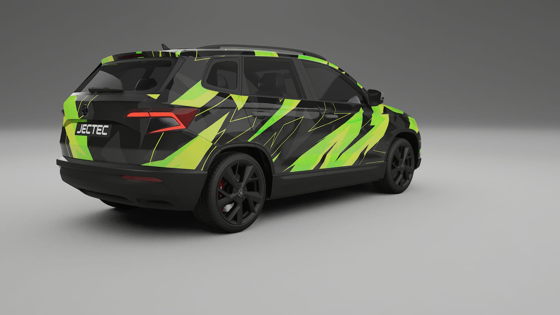 Škoda Karoq NU7 NINJA TURTLES – Designový Wrap PPF Fólie na auto - tisknutelný polyuretan