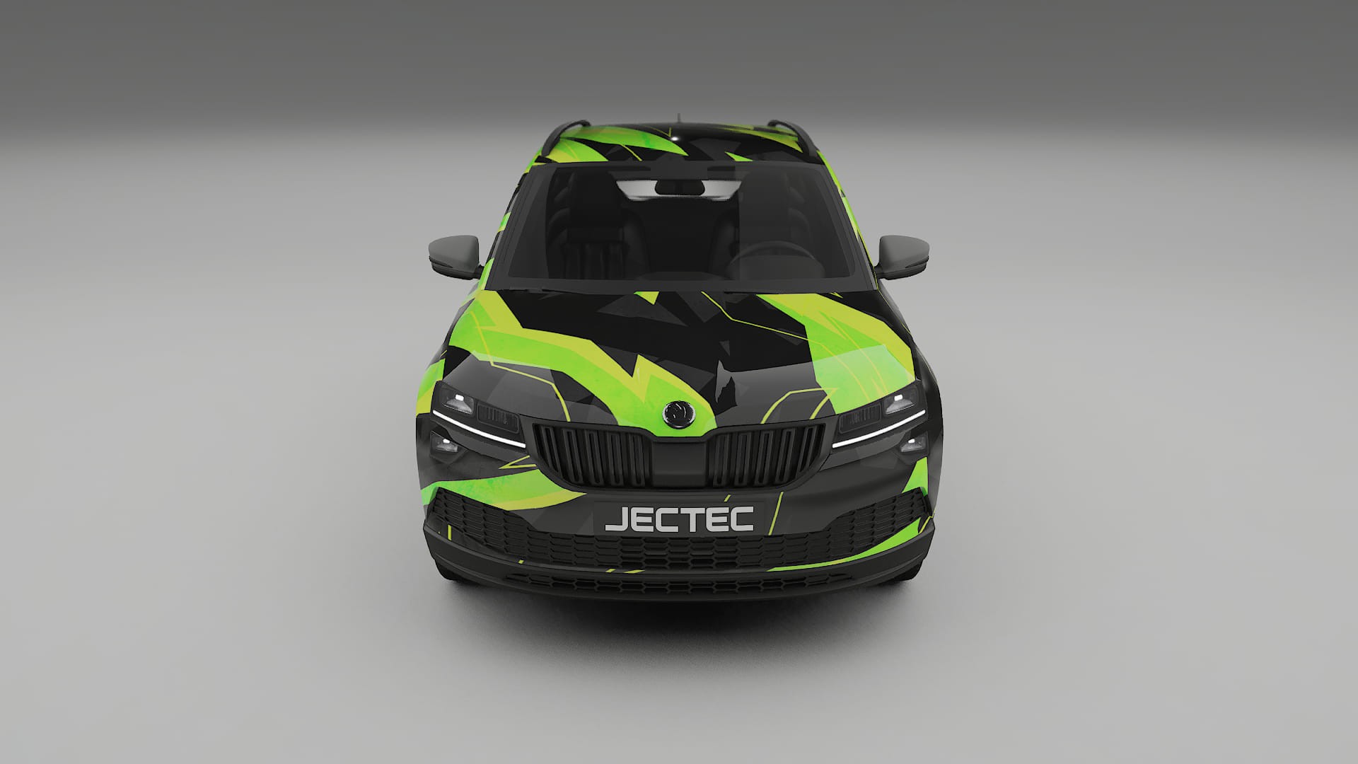 Škoda Karoq NU7 NINJA TURTLES – Designový Wrap PPF Fólie na auto - tisknutelný polyuretan