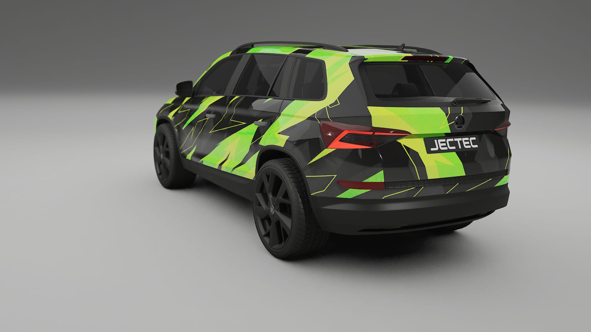 Škoda Kodiaq NS7 NINJA TURTLES – Designový Wrap PPF Fólie na auto - tisknutelný polyuretan