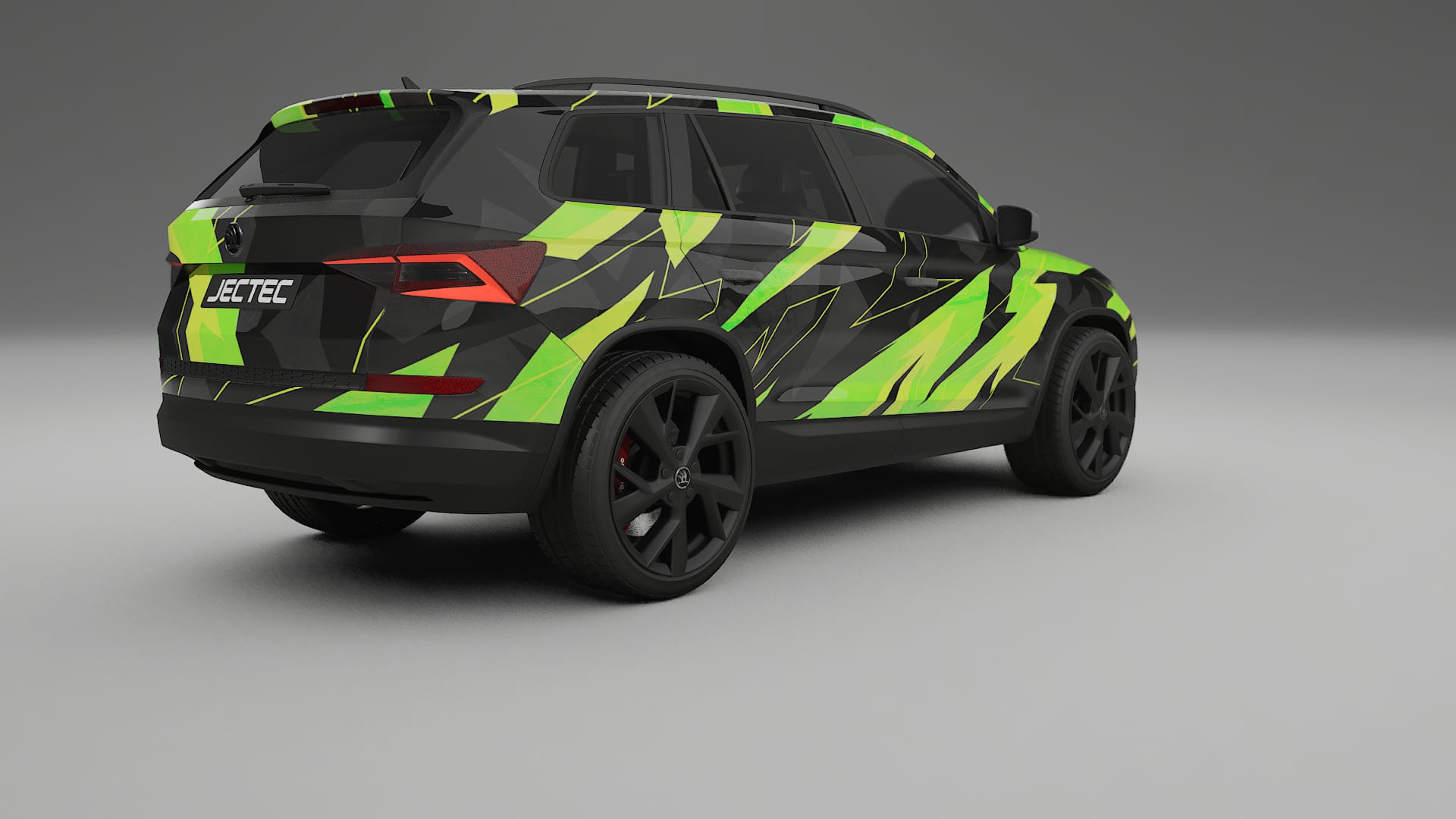 Škoda Kodiaq NS7 NINJA TURTLES – Designový Wrap PPF Fólie na auto - tisknutelný polyuretan