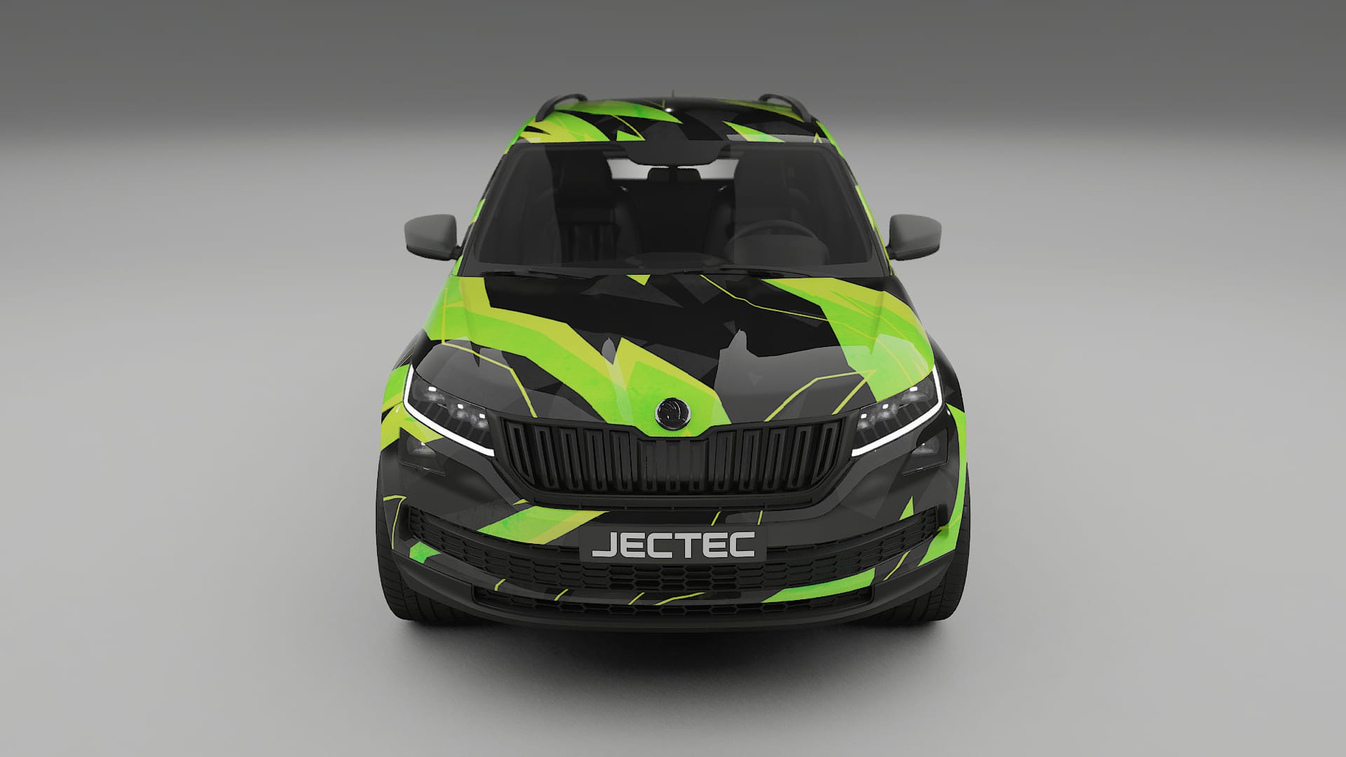 Škoda Kodiaq NS7 NINJA TURTLES – Designový Wrap PPF Fólie na auto - tisknutelný polyuretan