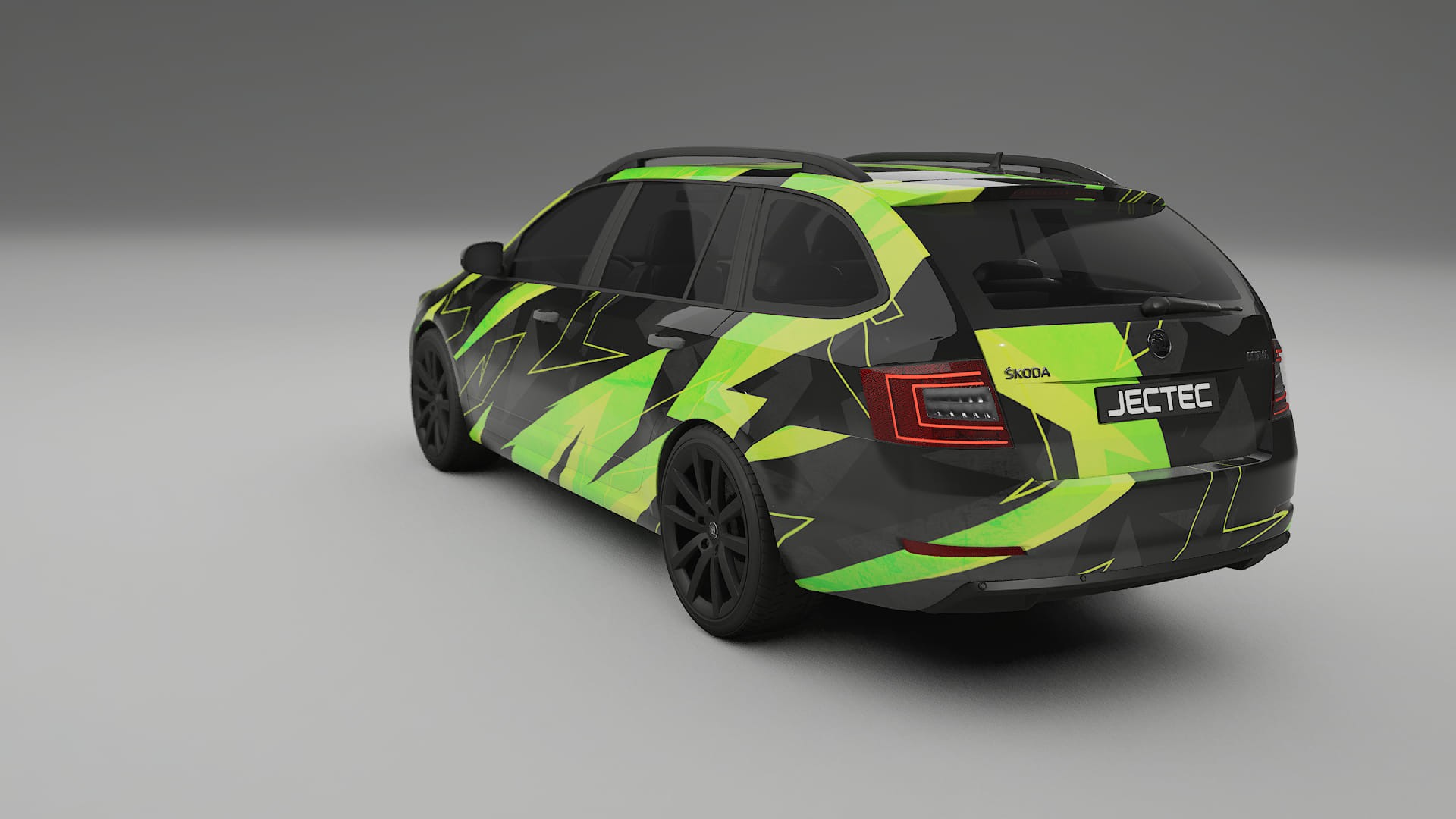 Škoda Octavia combi 5E NINJA TURTLES – Designový Wrap PPF Fólie na auto - tisknutelný polyuretan