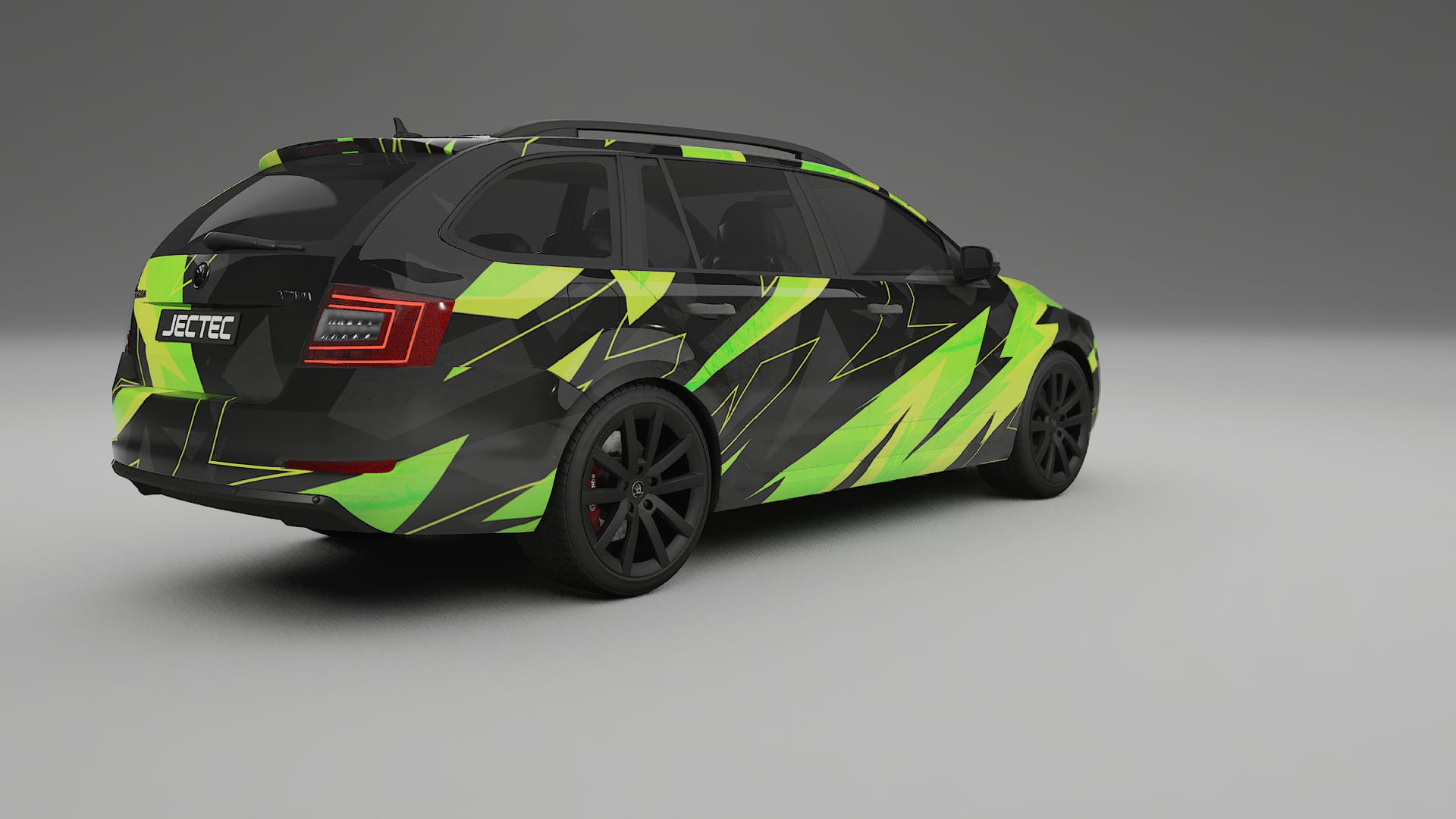 Škoda Octavia combi 5E NINJA TURTLES – Designový Wrap PPF Fólie na auto - tisknutelný polyuretan