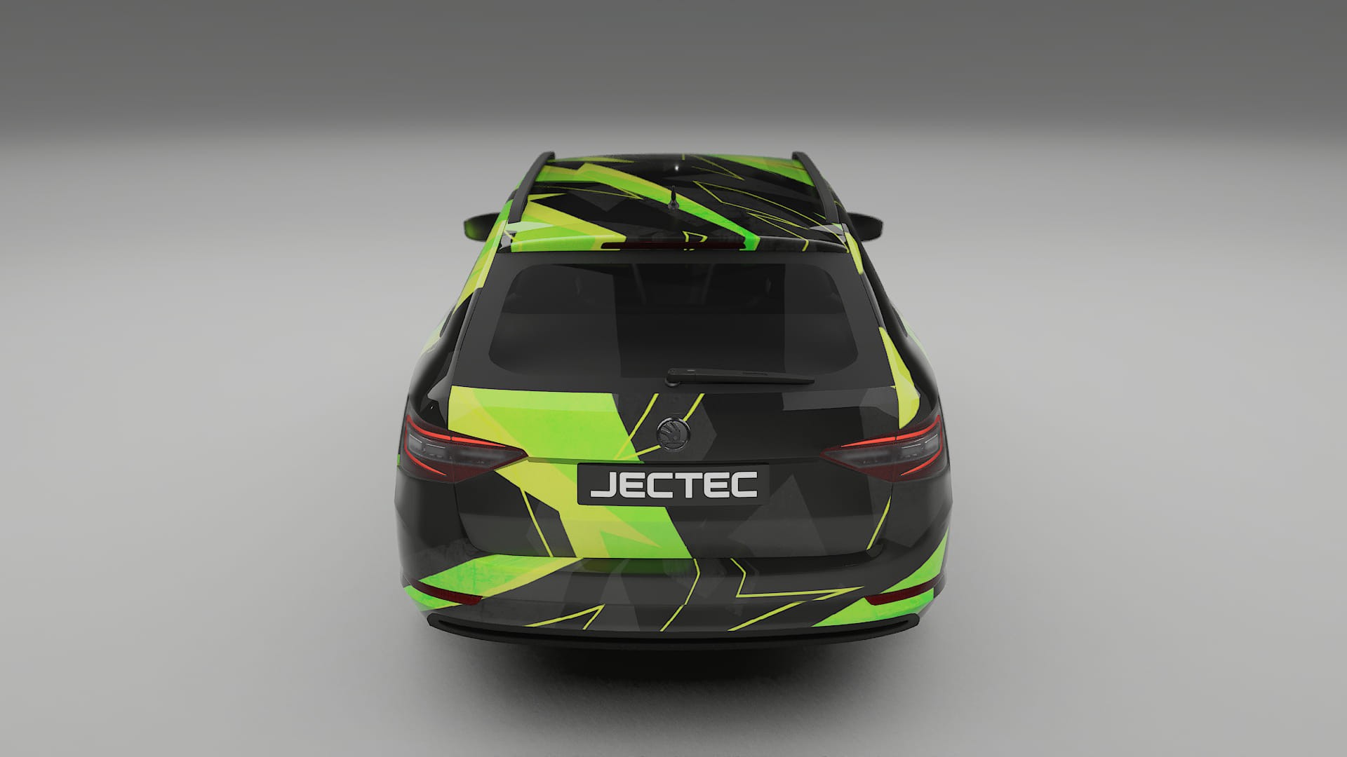 Škoda Superb B8 NINJA TURTLES – Designový Wrap PPF Fólie na auto - tisknutelný polyuretan