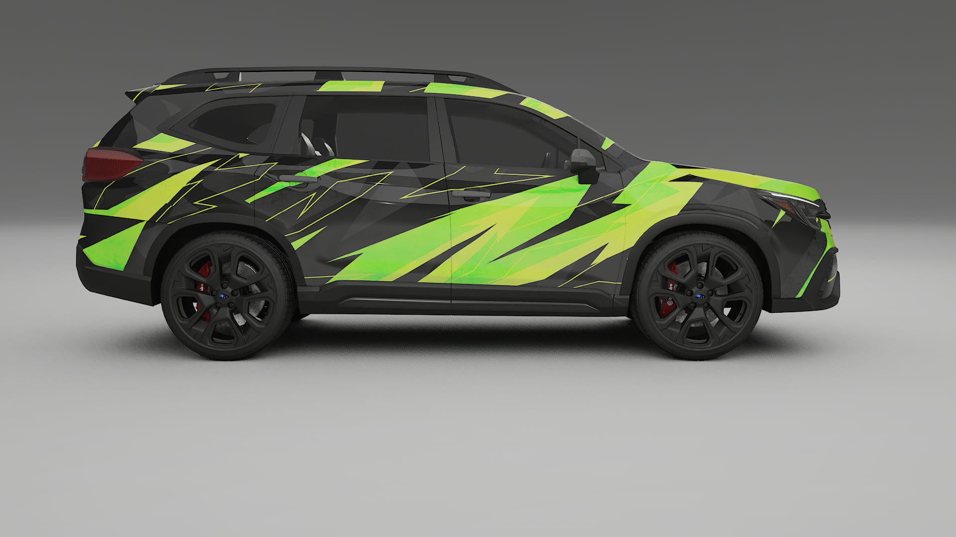 Subaru Ascent BT facelift NINJA TURTLES – Designový Wrap PPF Fólie na auto - tisknutelný polyuretan
