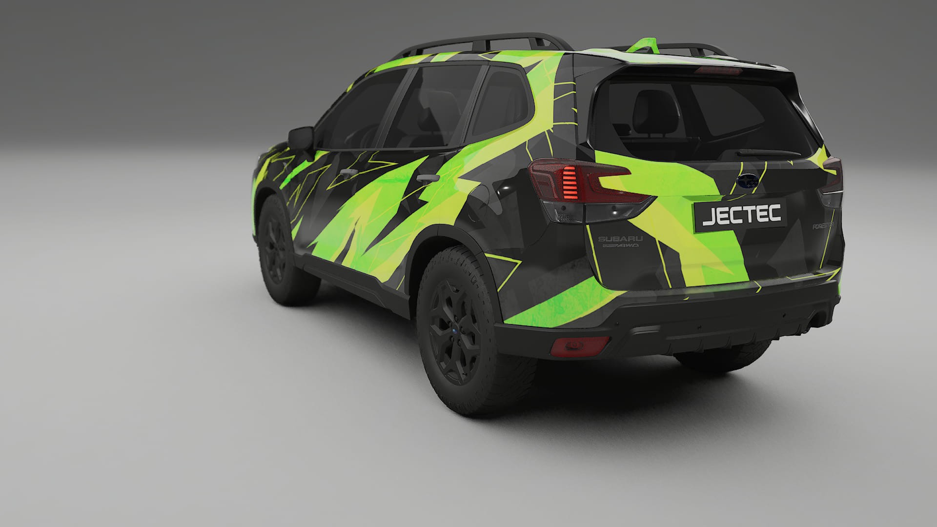 Subaru Forester V SK facelift NINJA TURTLES – Designový Wrap PPF Fólie na auto - tisknutelný polyuretan