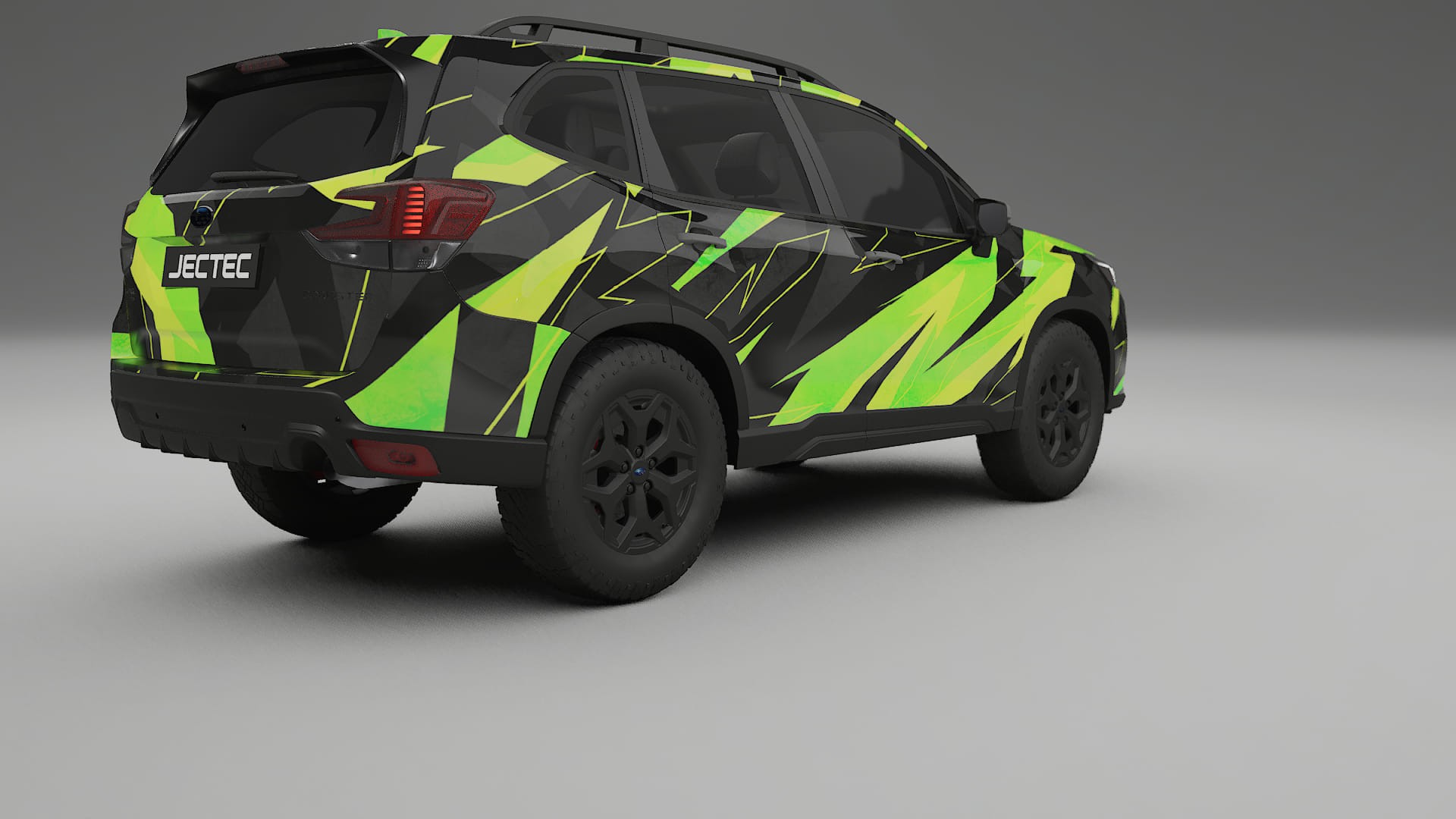 Subaru Forester V SK facelift NINJA TURTLES – Designový Wrap PPF Fólie na auto - tisknutelný polyuretan