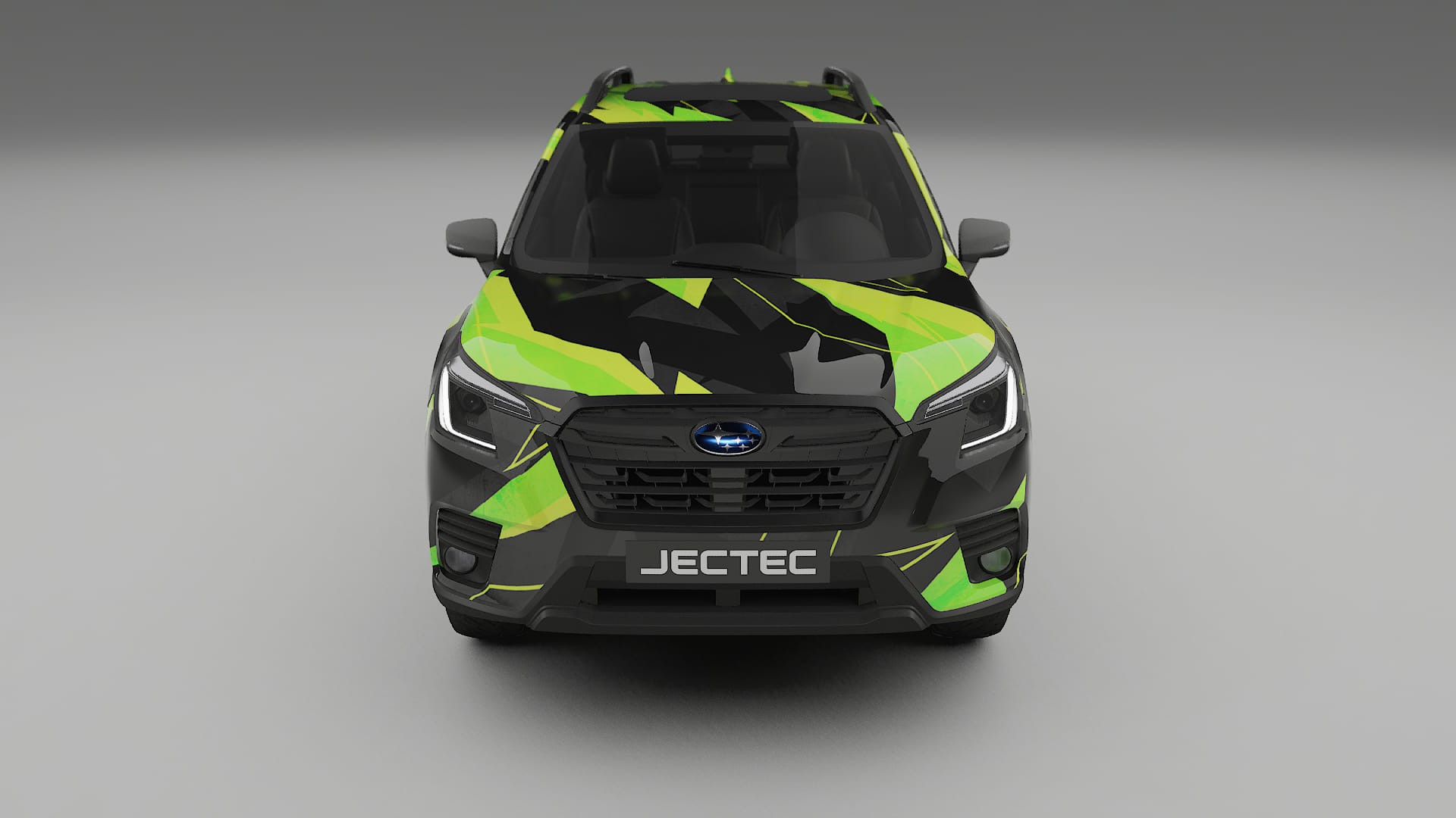 Subaru Forester V SK facelift NINJA TURTLES – Designový Wrap PPF Fólie na auto - tisknutelný polyuretan