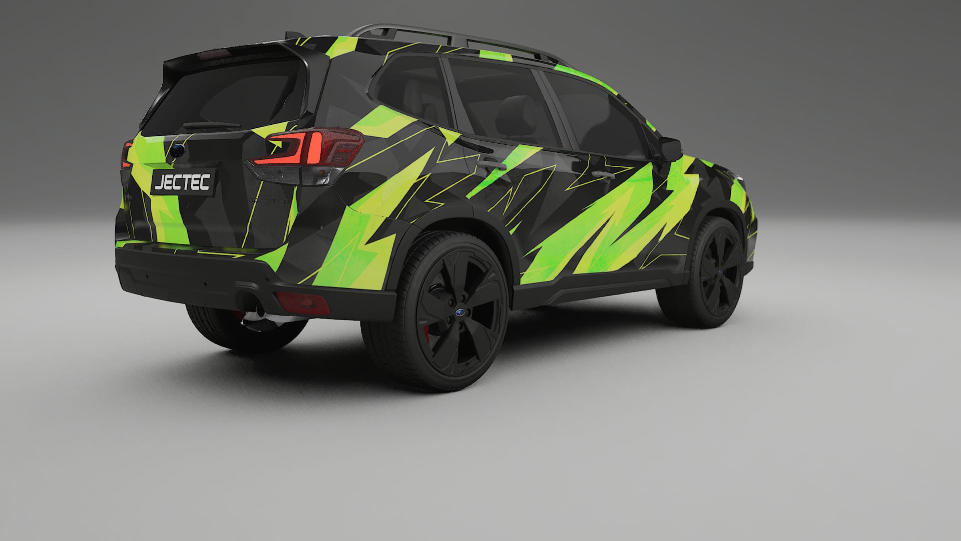 Subaru Forester V SK prefacelift NINJA TURTLES – Designový Wrap PPF Fólie na auto - tisknutelný polyuretan