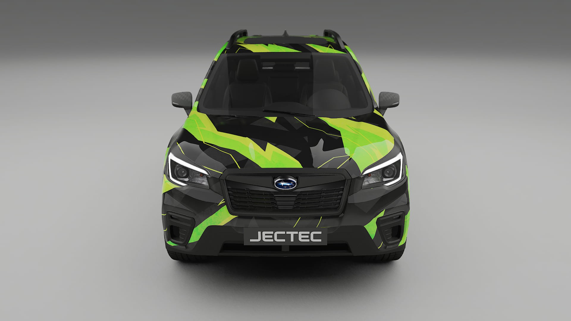 Subaru Forester V SK prefacelift NINJA TURTLES – Designový Wrap PPF Fólie na auto - tisknutelný polyuretan