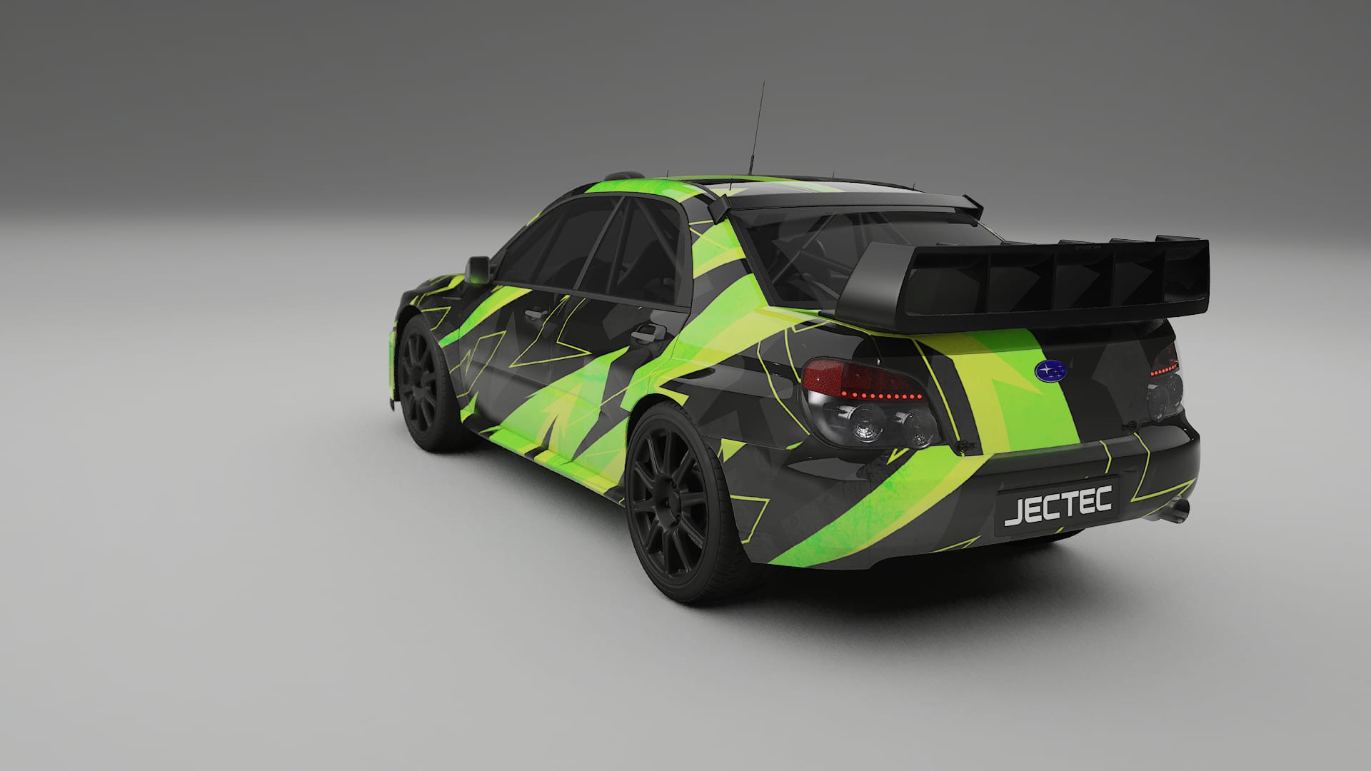 Subaru Impreza WRC GD NINJA TURTLES – Designový Wrap PPF Fólie na auto - tisknutelný polyuretan