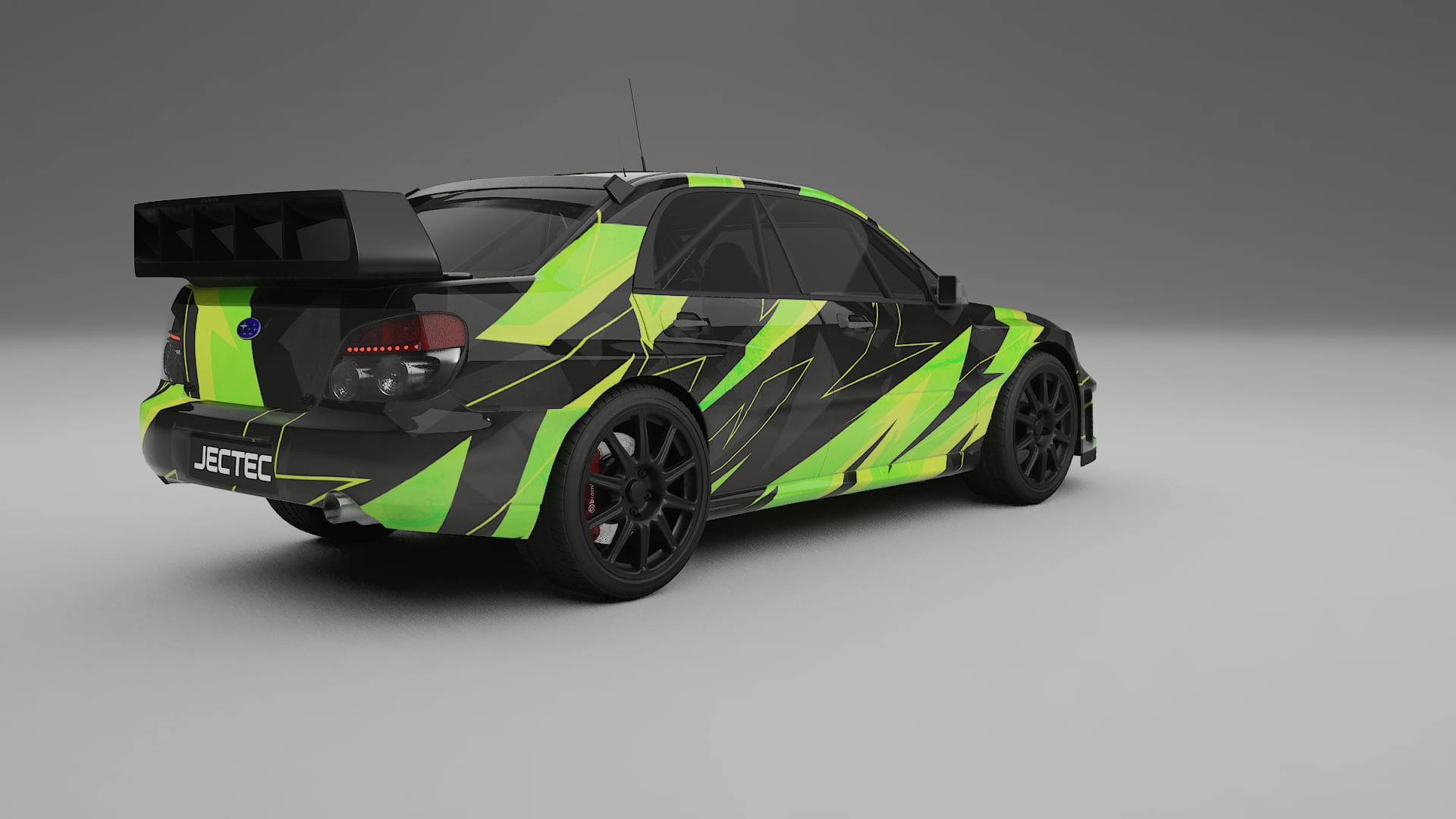 Subaru Impreza WRC GD NINJA TURTLES – Designový Wrap PPF Fólie na auto - tisknutelný polyuretan