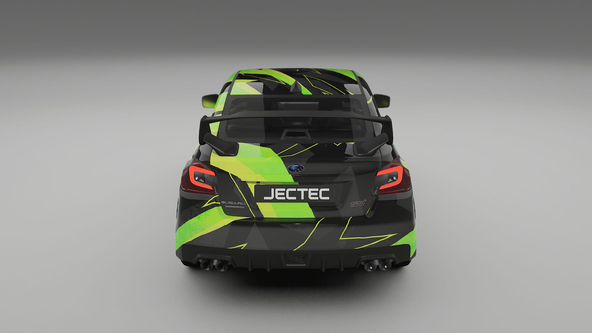 Subaru Impreza WRX Sti VA prefacelift NINJA TURTLES – Designový Wrap PPF Fólie na auto - tisknutelný polyuretan