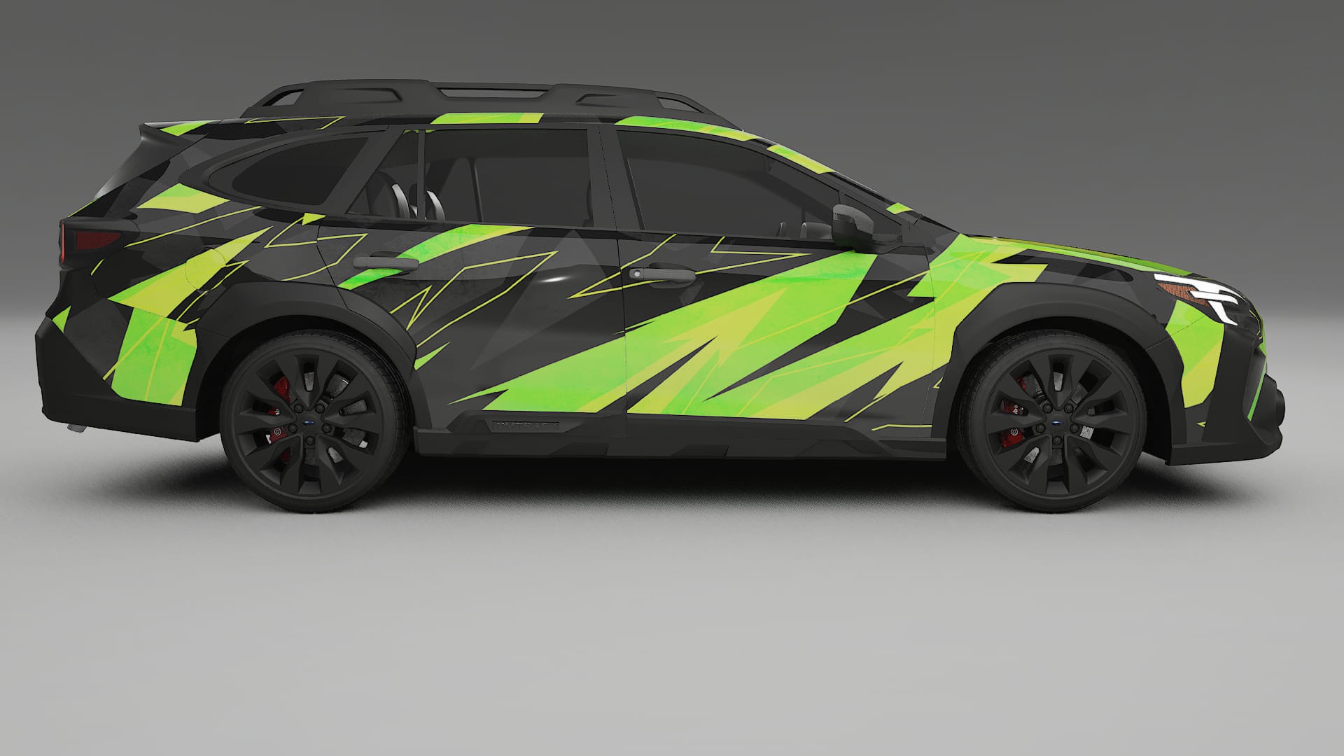 Subaru Outback VI BS facelift NINJA TURTLES – Designový Wrap PPF Fólie na auto - tisknutelný polyuretan