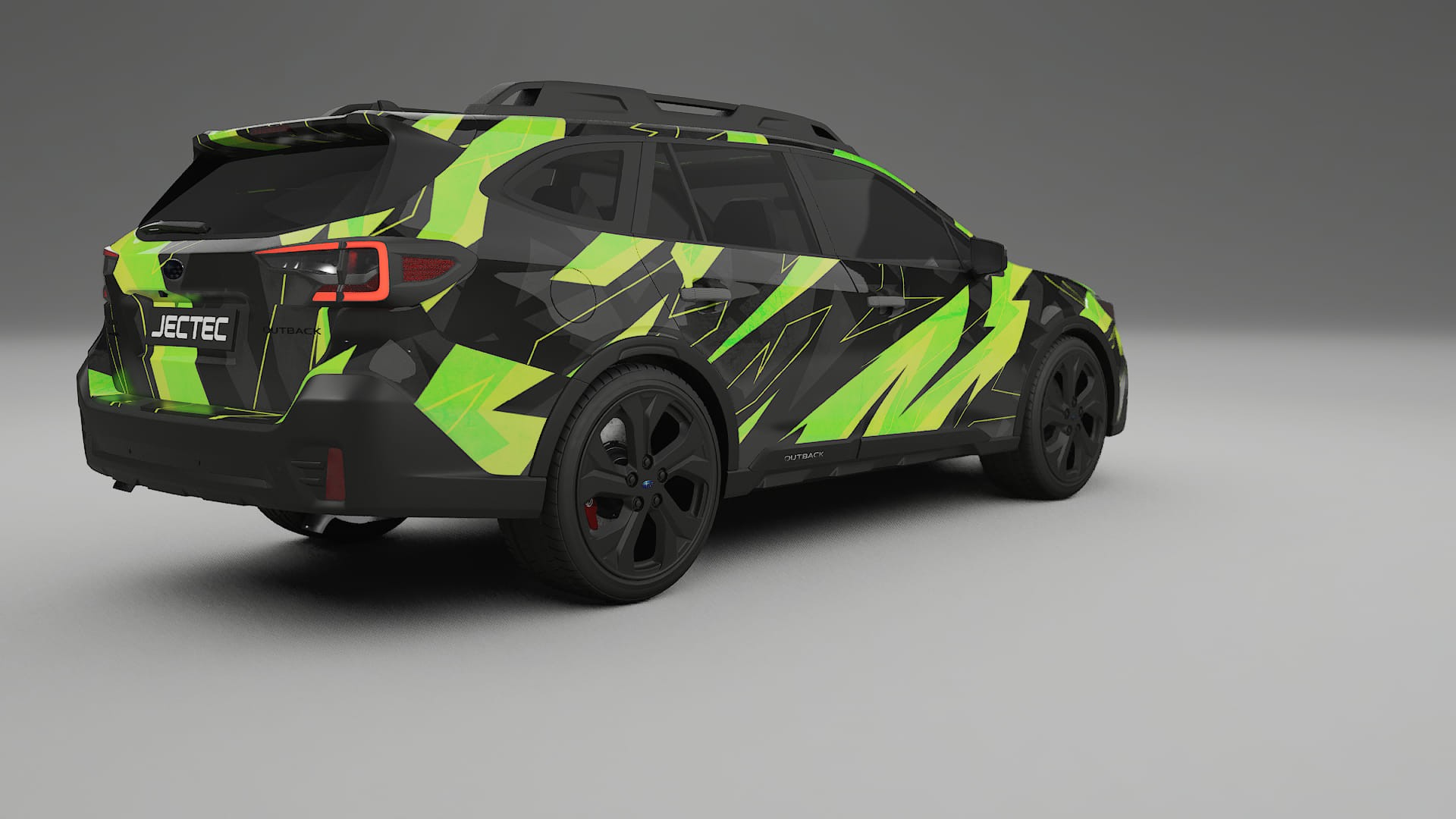 Subaru Outback VI BS prefacelift NINJA TURTLES – Designový Wrap PPF Fólie na auto - tisknutelný polyuretan