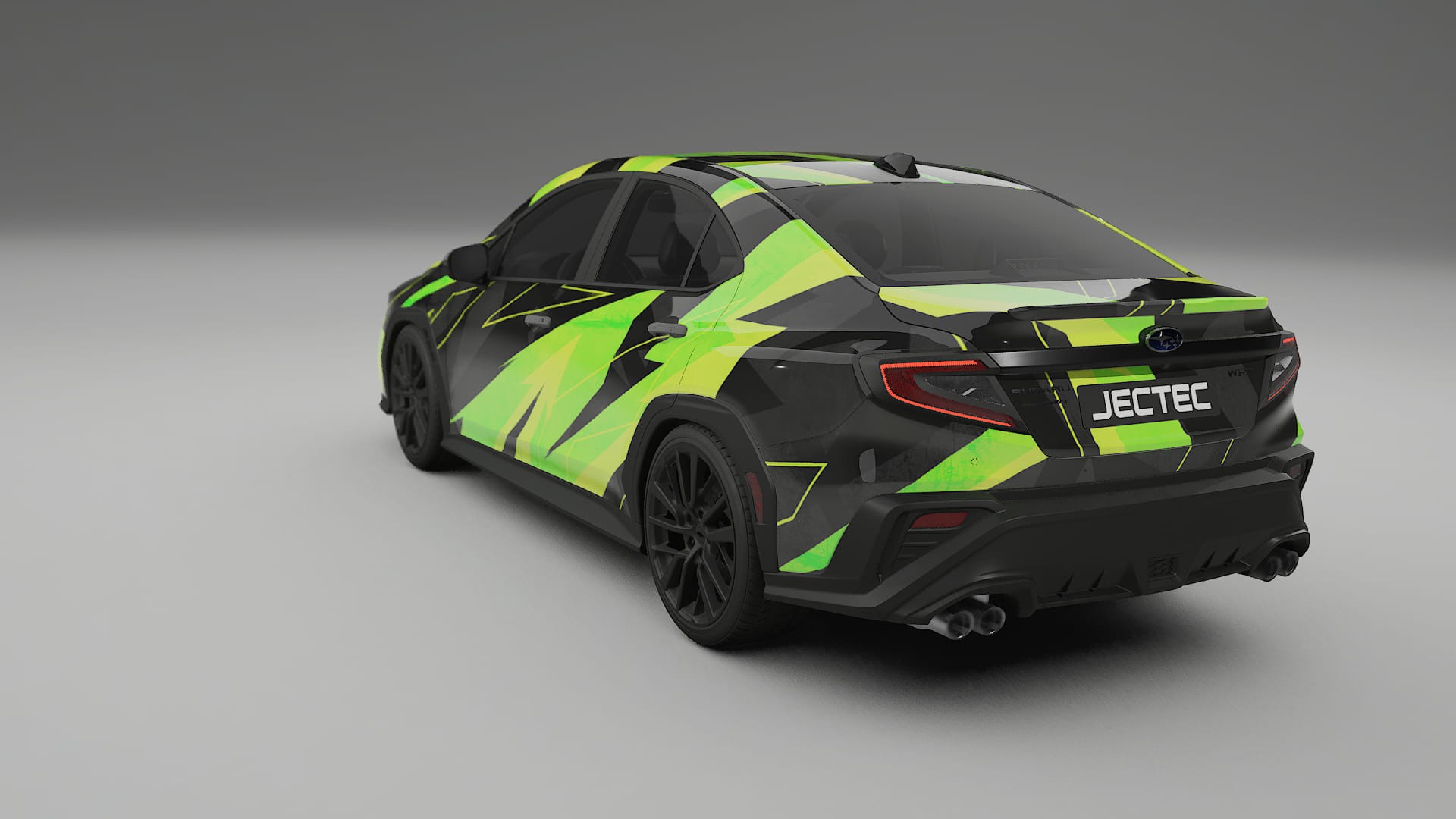 Subaru WRX VB NINJA TURTLES – Designový Wrap PPF Fólie na auto - tisknutelný polyuretan