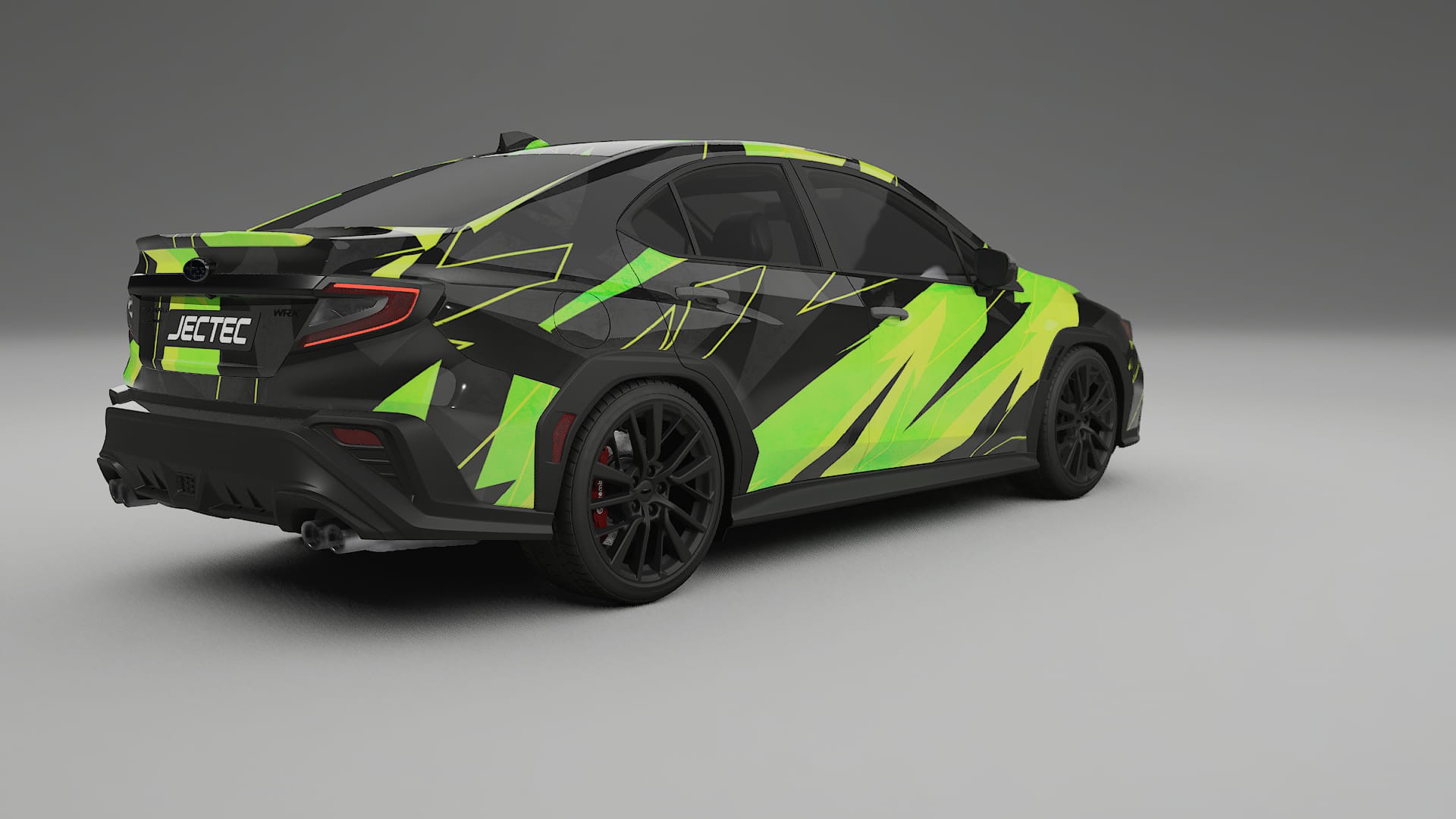 Subaru WRX VB NINJA TURTLES – Designový Wrap PPF Fólie na auto - tisknutelný polyuretan