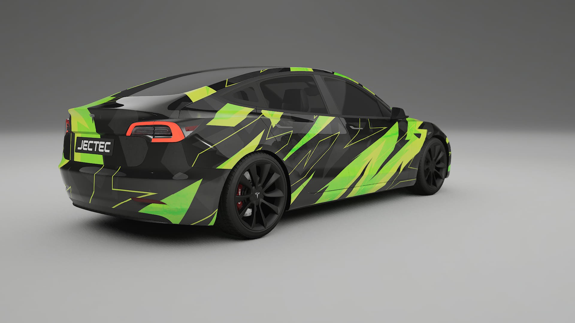 Tesla Model 3 NINJA TURTLES – Designový Wrap PPF Fólie na auto - tisknutelný polyuretan