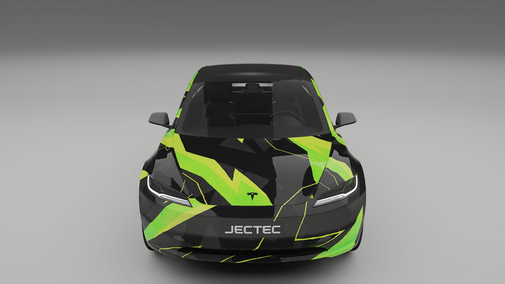 Tesla Model 3 Highland NINJA TURTLES – Designový Wrap PPF Fólie na auto - tisknutelný polyuretan