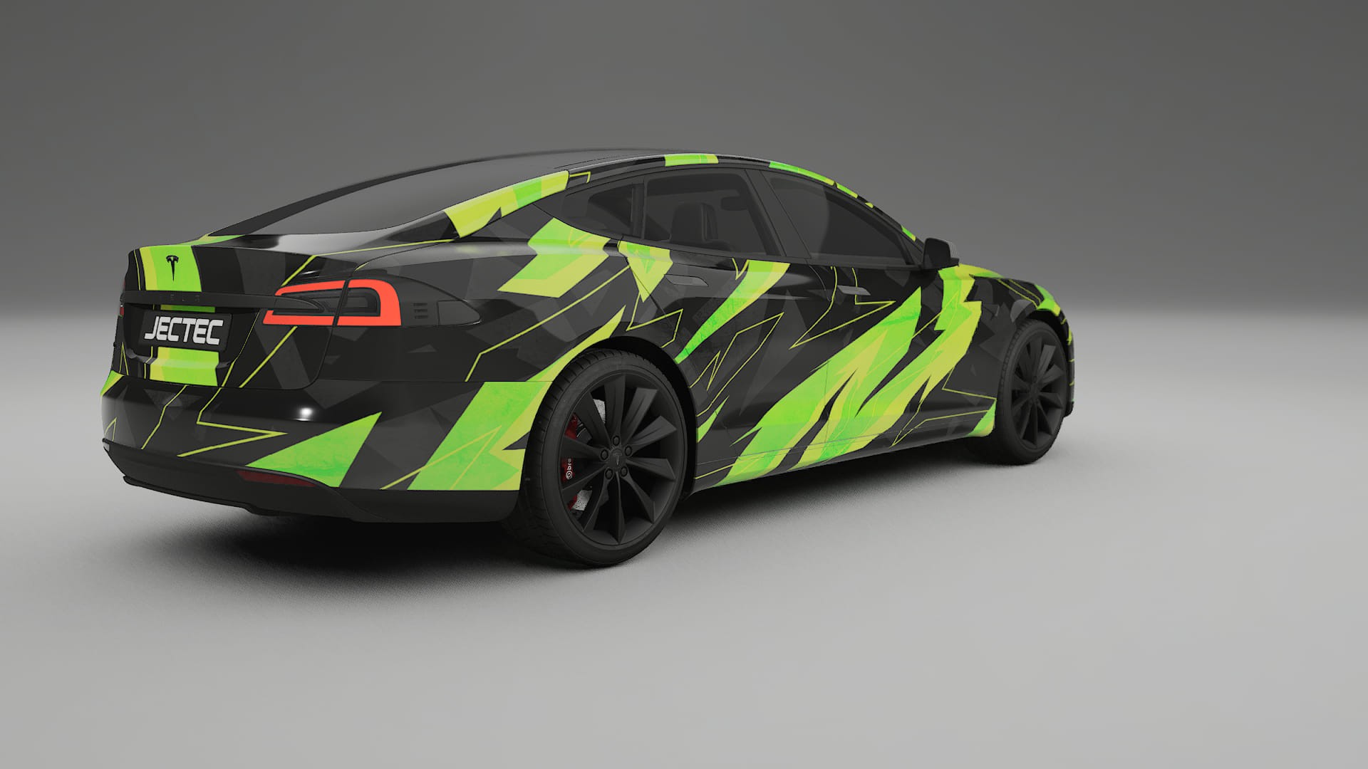 Tesla Model-S NINJA TURTLES – Designový Wrap PPF Fólie na auto - tisknutelný polyuretan