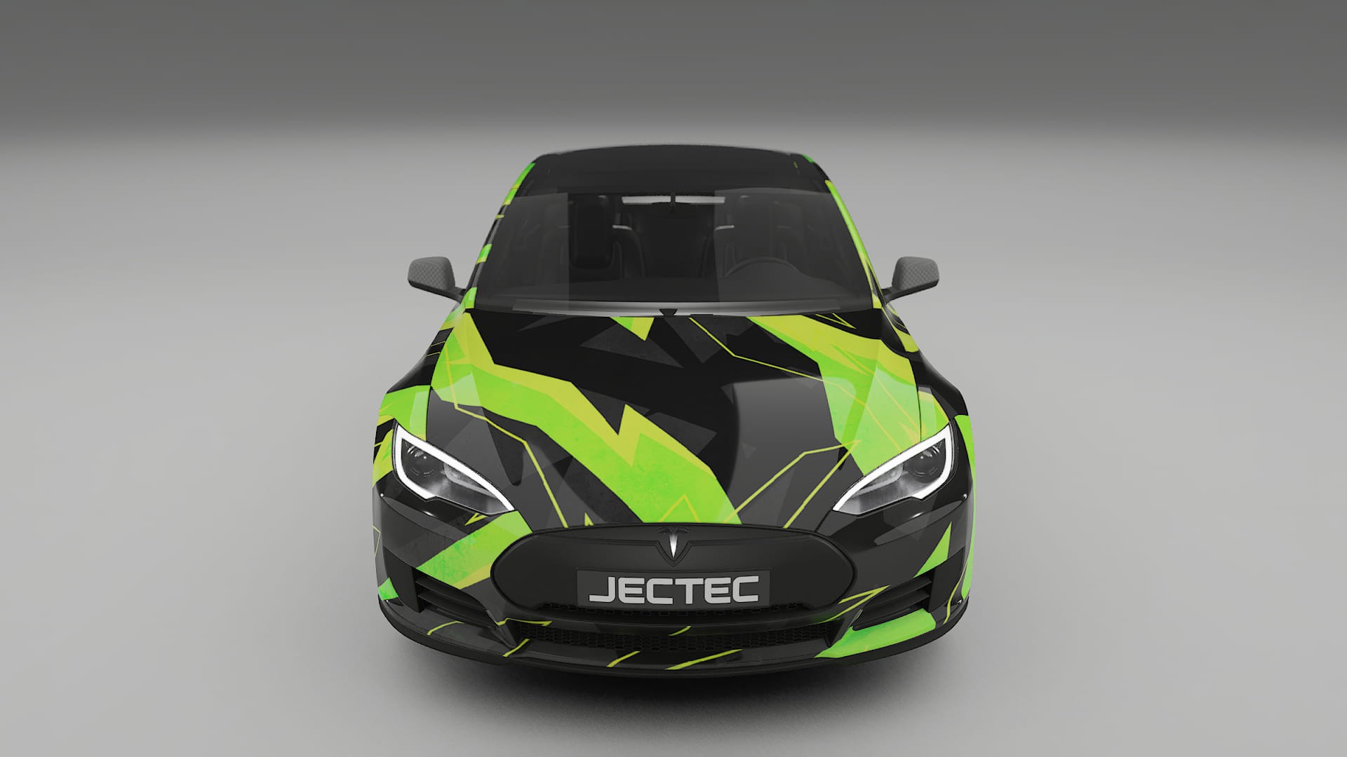Tesla Model-S NINJA TURTLES – Designový Wrap PPF Fólie na auto - tisknutelný polyuretan