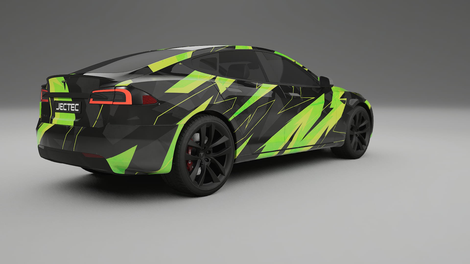Tesla Model-S Refresh NINJA TURTLES – Designový Wrap PPF Fólie na auto - tisknutelný polyuretan