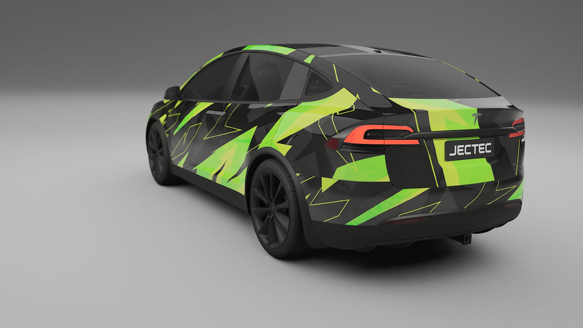 Tesla Model X NINJA TURTLES – Designový Wrap PPF Fólie na auto - tisknutelný polyuretan