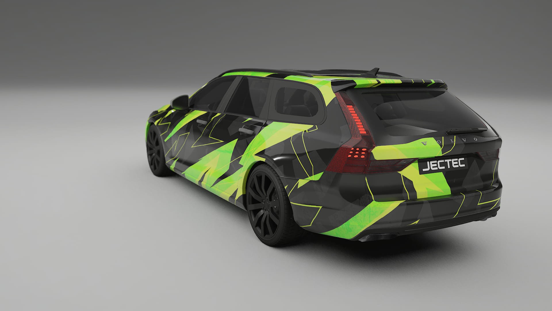 Volvo V90 P5 NINJA TURTLES – Designový Wrap PPF Fólie na auto - tisknutelný polyuretan