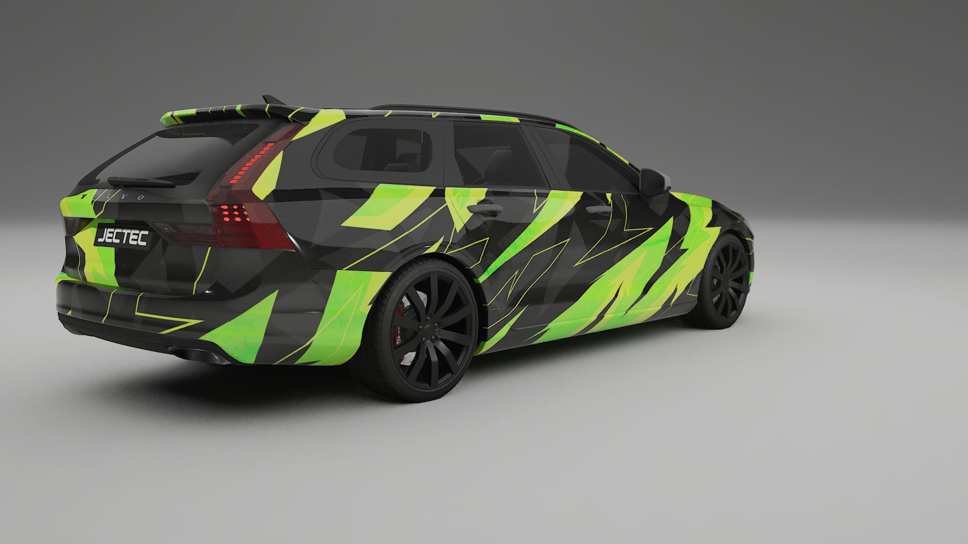 Volvo V90 P5 NINJA TURTLES – Designový Wrap PPF Fólie na auto - tisknutelný polyuretan