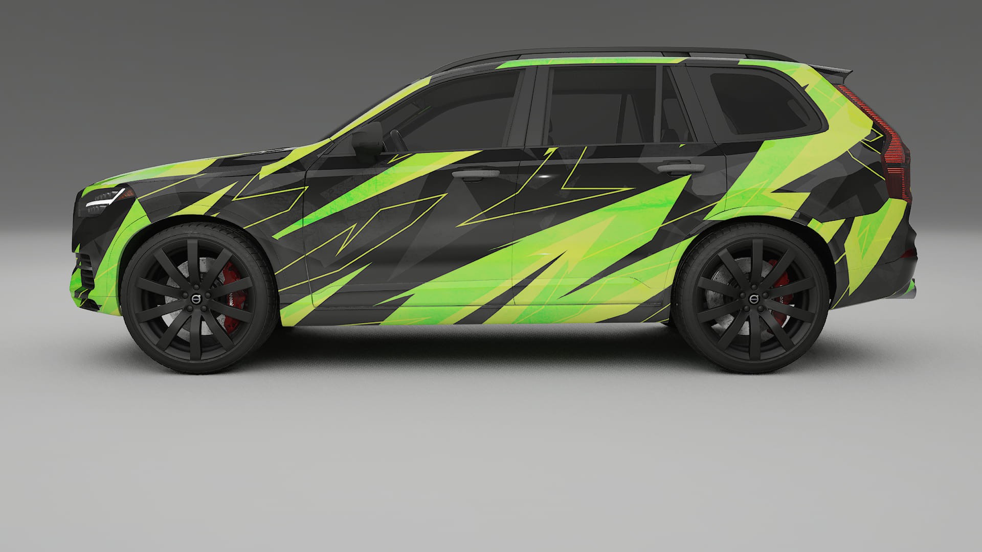 Volvo XC90 SPA NINJA TURTLES – Designový Wrap PPF Fólie na auto - tisknutelný polyuretan