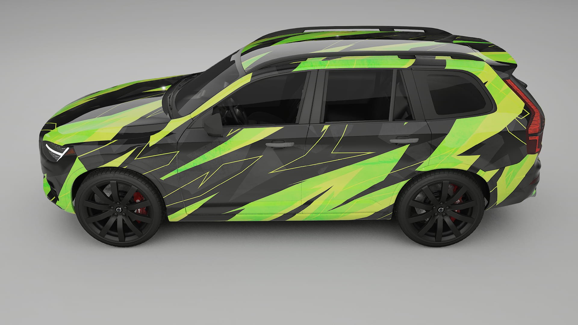 Volvo XC90 SPA NINJA TURTLES – Designový Wrap PPF Fólie na auto - tisknutelný polyuretan