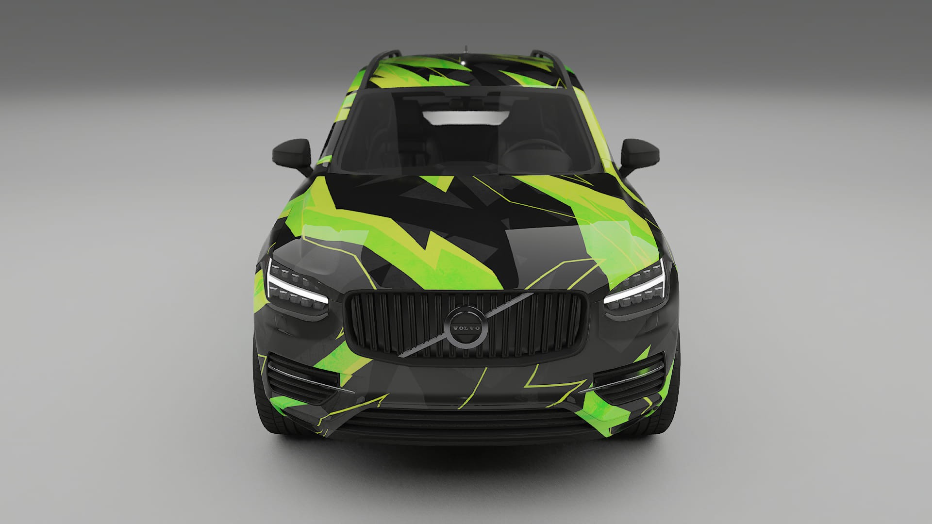 Volvo XC90 SPA NINJA TURTLES – Designový Wrap PPF Fólie na auto - tisknutelný polyuretan