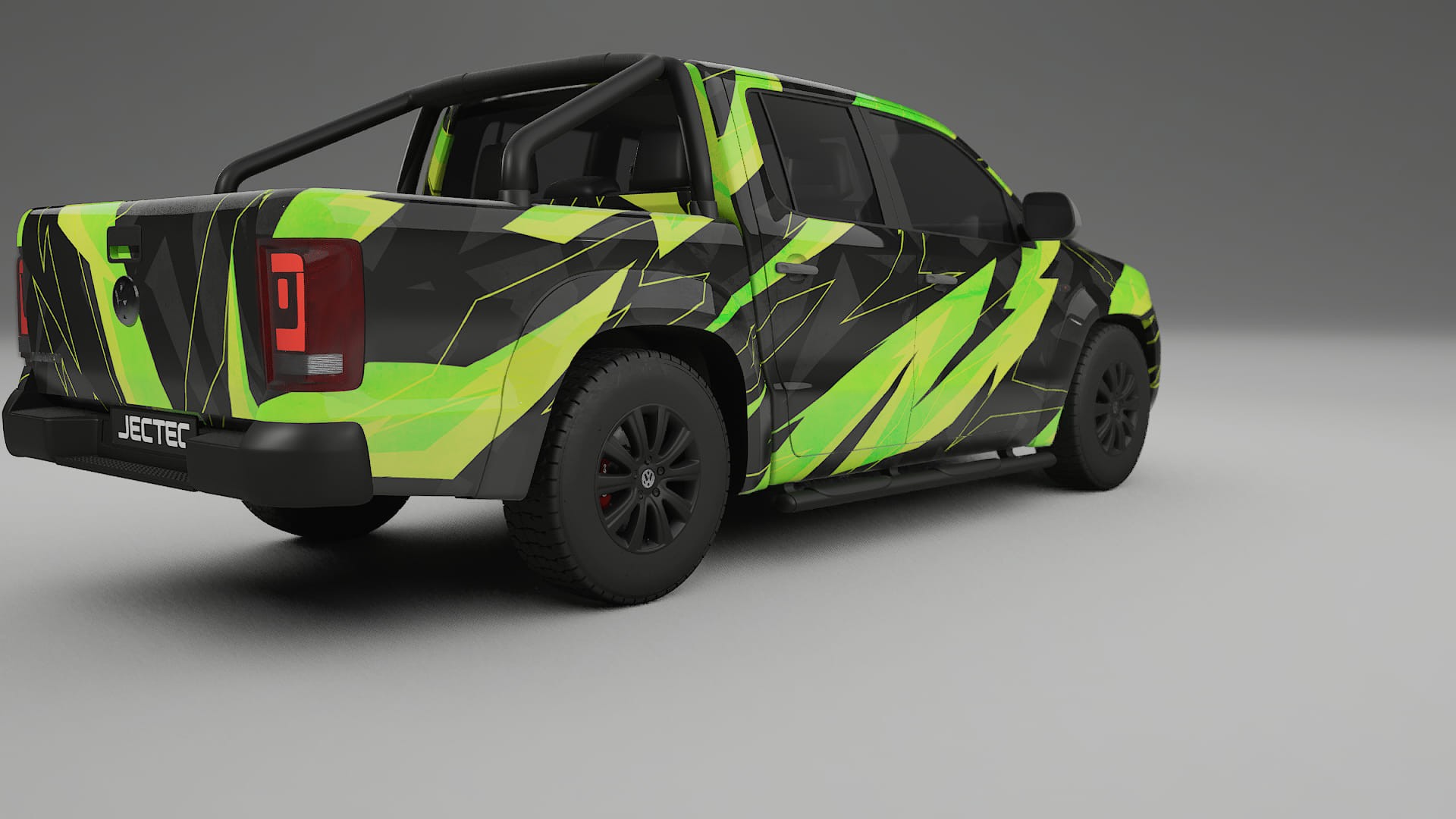 VW Amarok 2H NINJA TURTLES – Designový Wrap PPF Fólie na auto - tisknutelný polyuretan