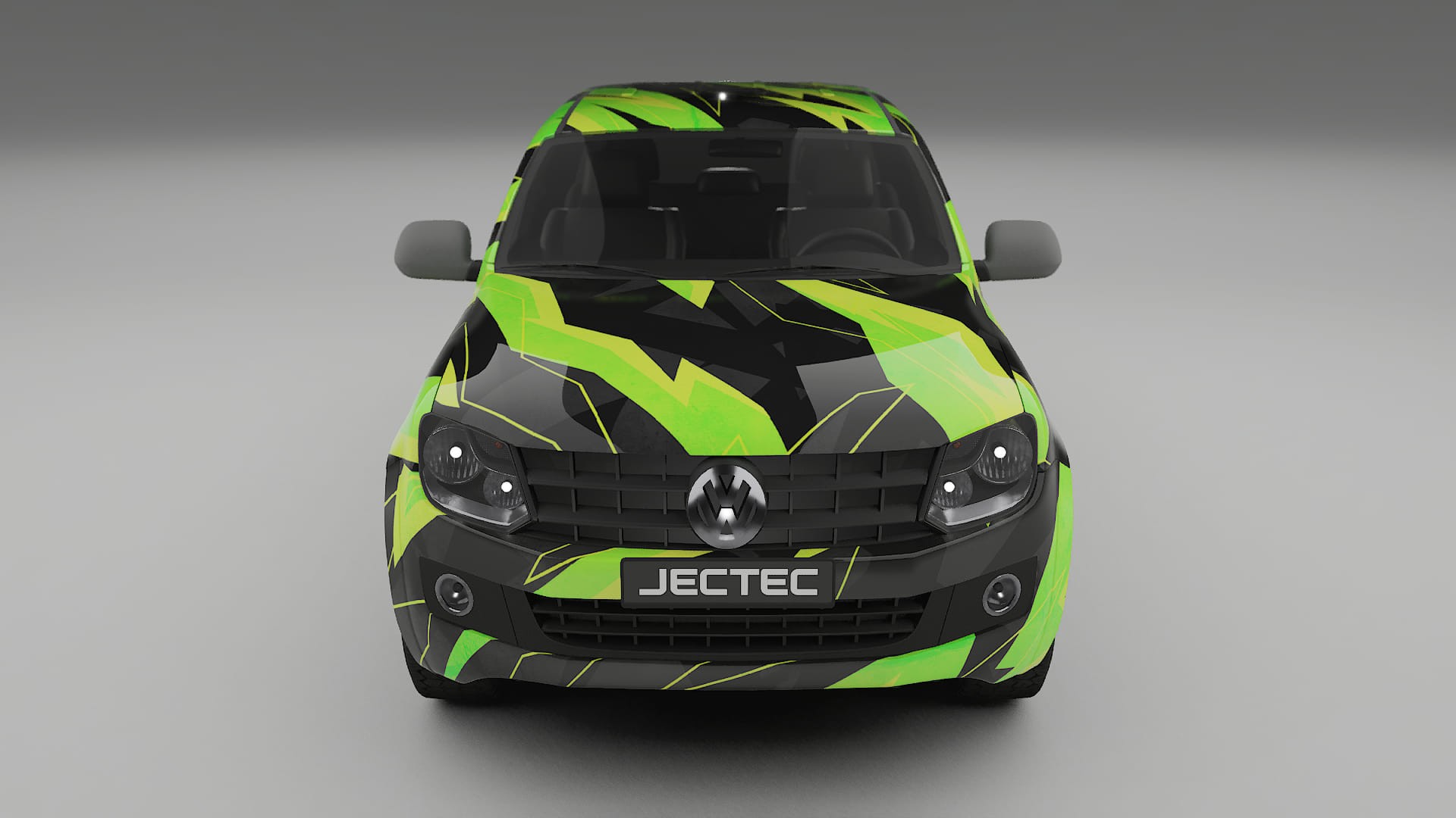 VW Amarok 2H NINJA TURTLES – Designový Wrap PPF Fólie na auto - tisknutelný polyuretan