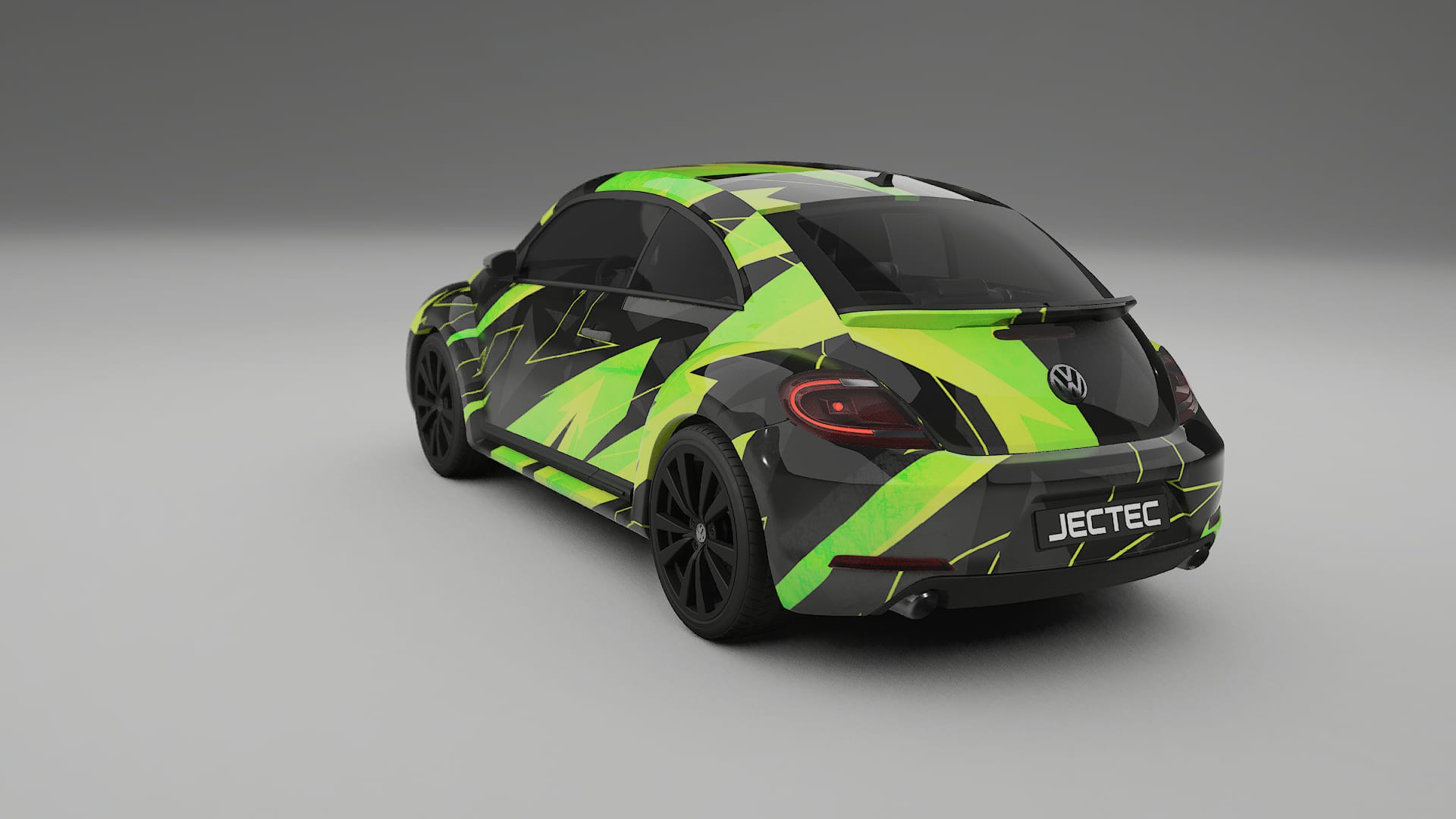VW Beetle A5 prefacelift NINJA TURTLES – Designový Wrap PPF Fólie na auto - tisknutelný polyuretan