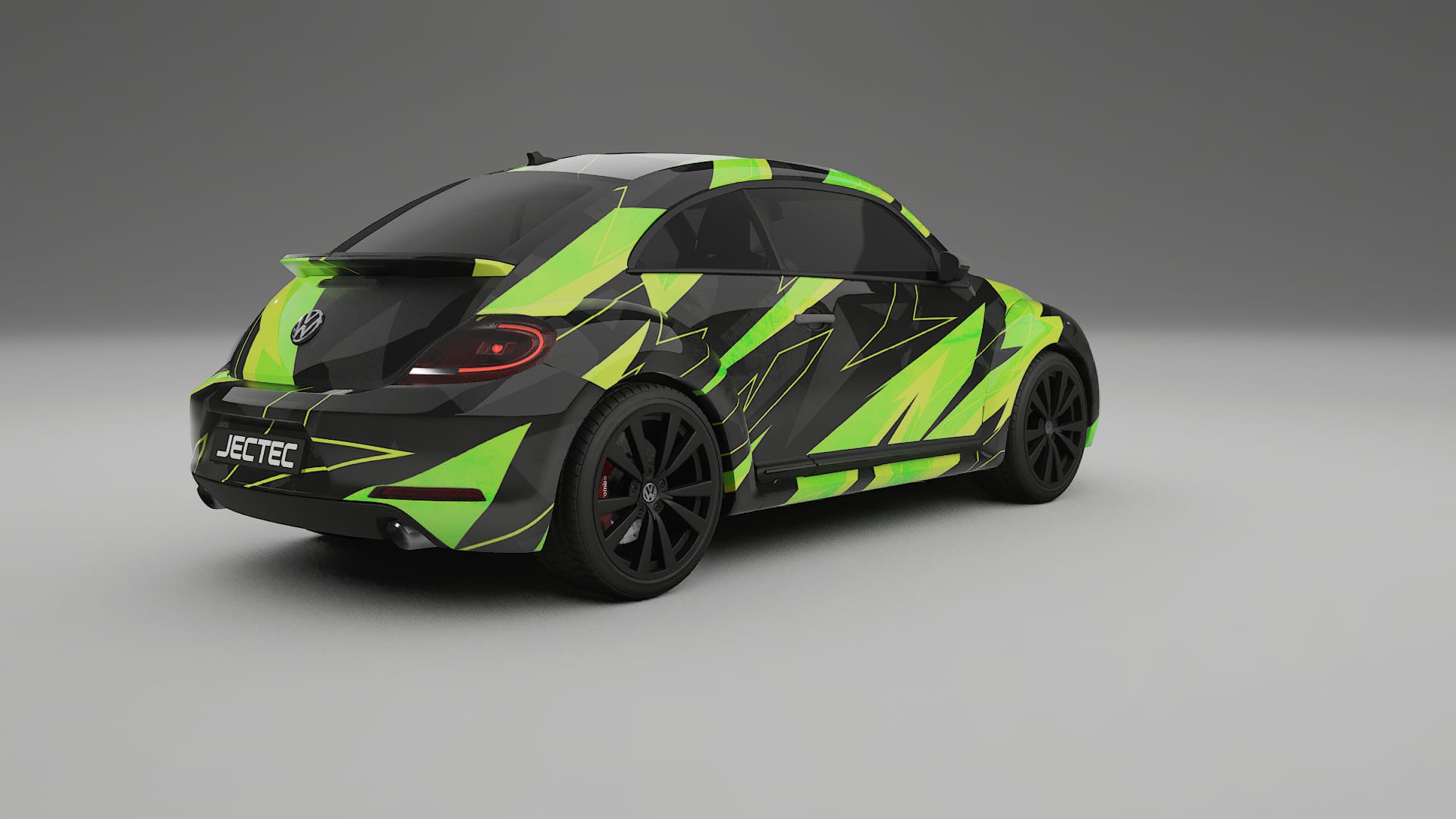 VW Beetle A5 prefacelift NINJA TURTLES – Designový Wrap PPF Fólie na auto - tisknutelný polyuretan