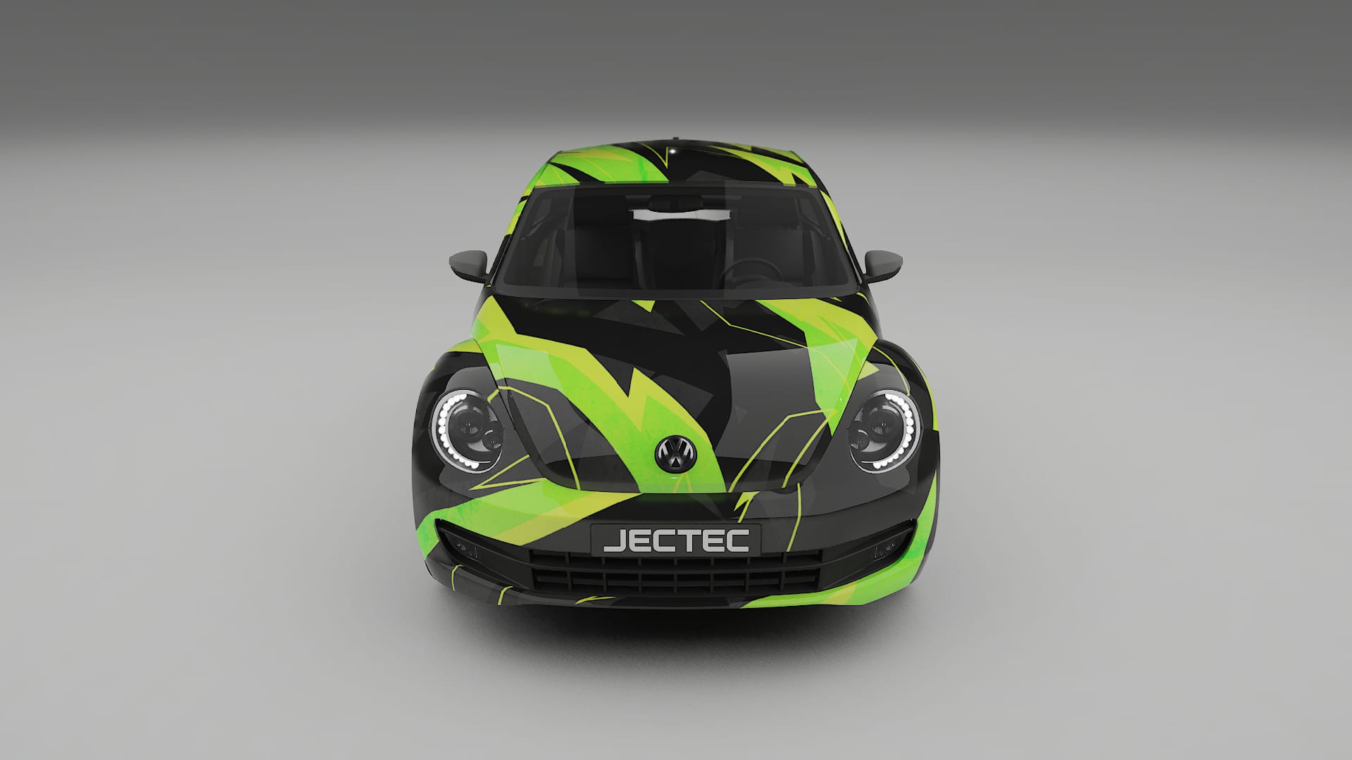VW Beetle A5 prefacelift NINJA TURTLES – Designový Wrap PPF Fólie na auto - tisknutelný polyuretan