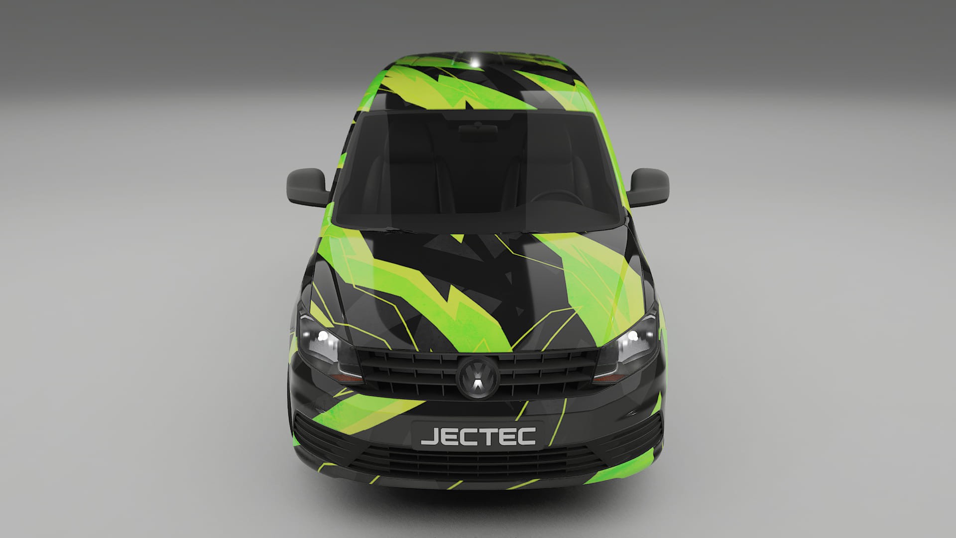 VW Caddy Maxi SB NINJA TURTLES – Designový Wrap PPF Fólie na auto - tisknutelný polyuretan