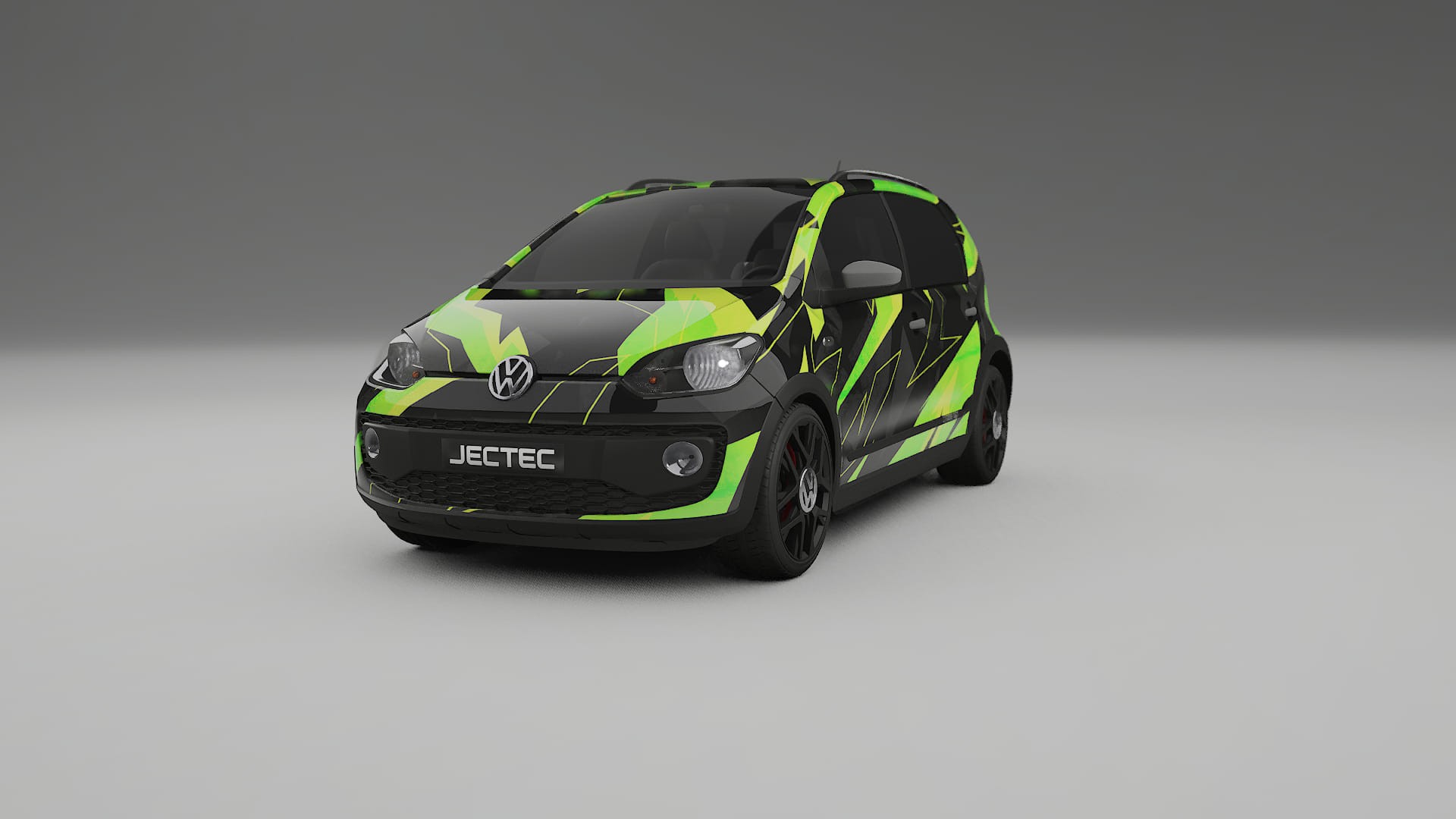 VW Cross Up NINJA TURTLES – Designový Wrap PPF Fólie na auto - tisknutelný polyuretan