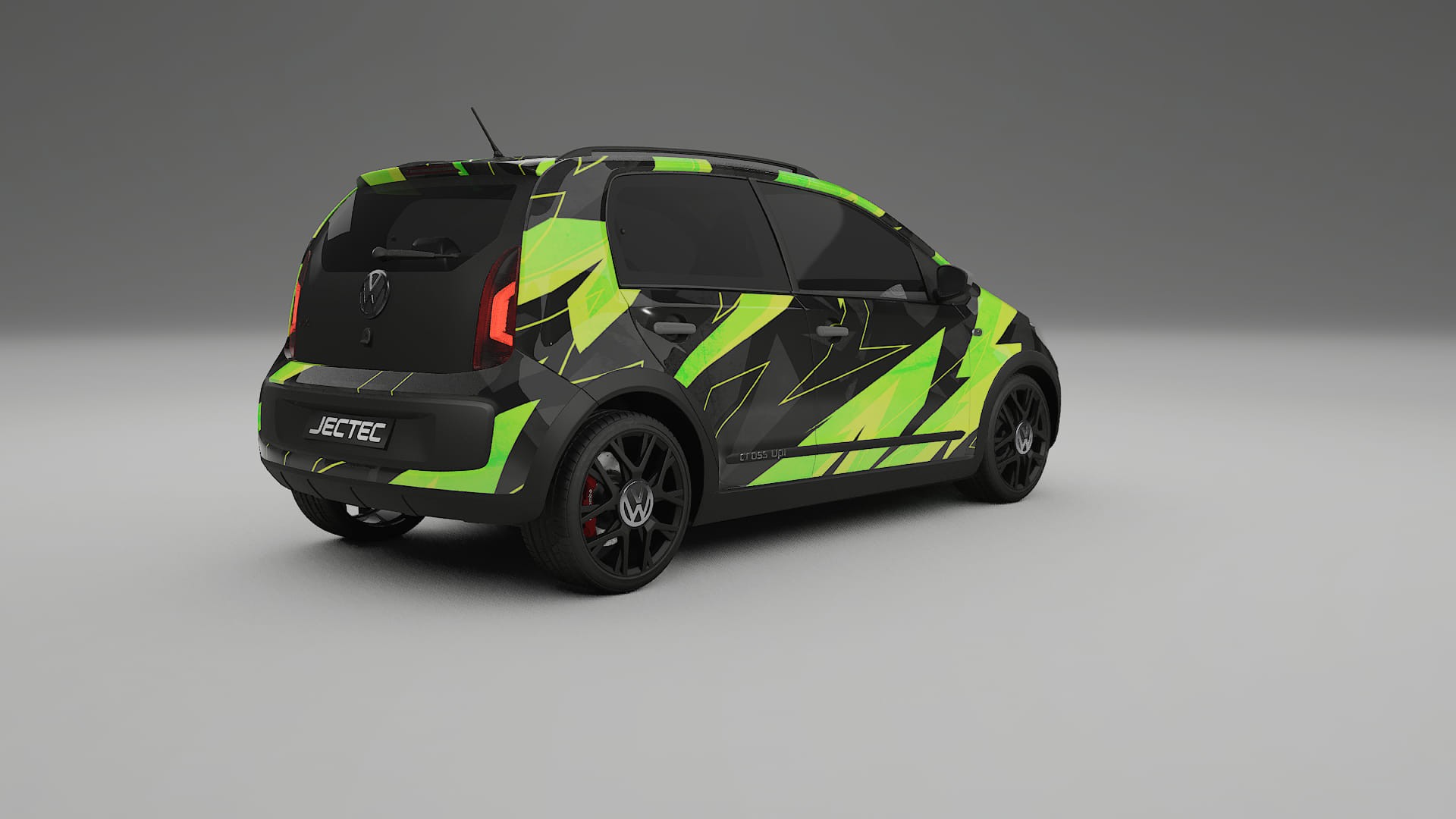 VW Cross Up NINJA TURTLES – Designový Wrap PPF Fólie na auto - tisknutelný polyuretan