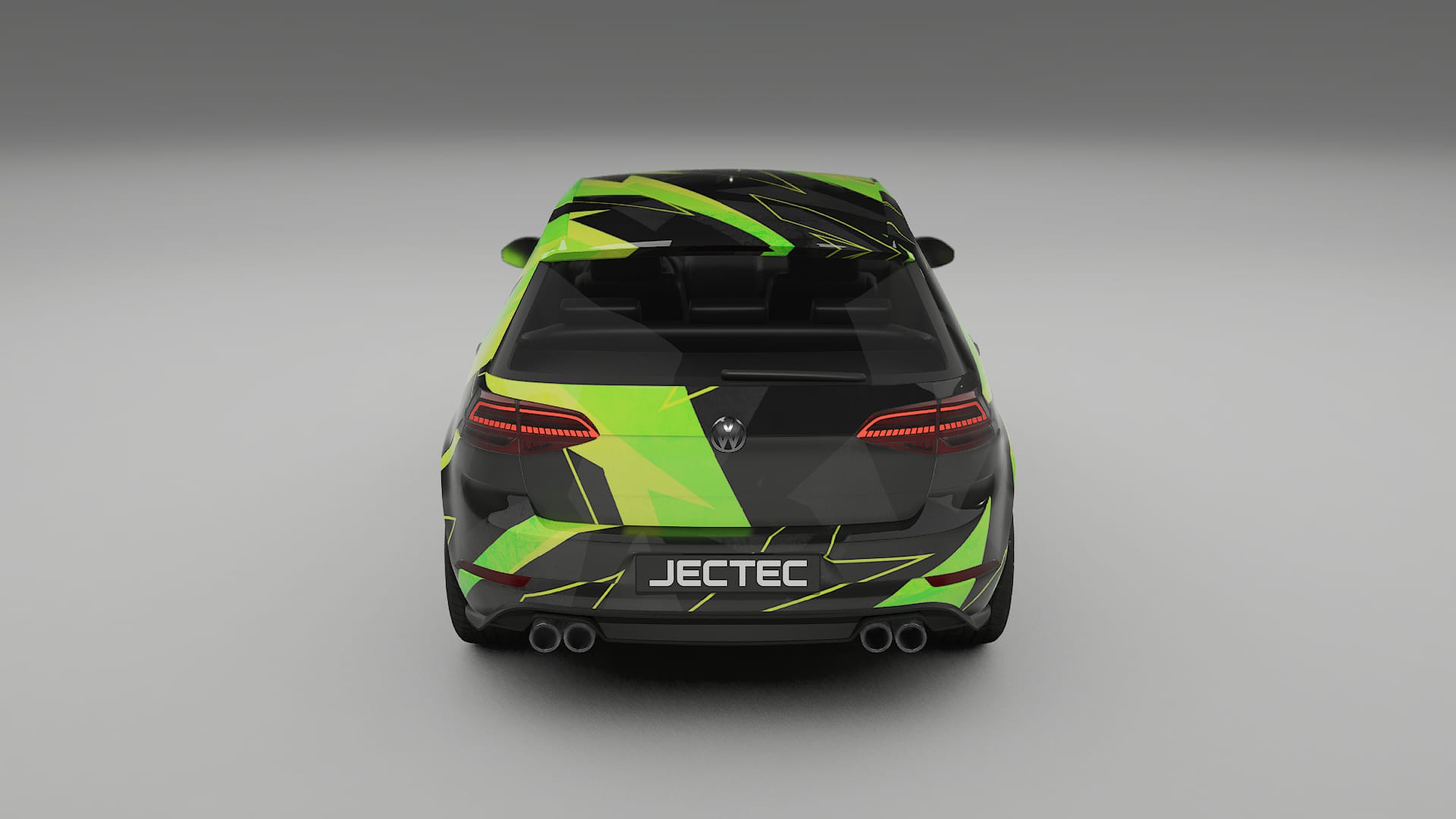VW Golf Mk7 NINJA TURTLES – Designový Wrap PPF Fólie na auto - tisknutelný polyuretan